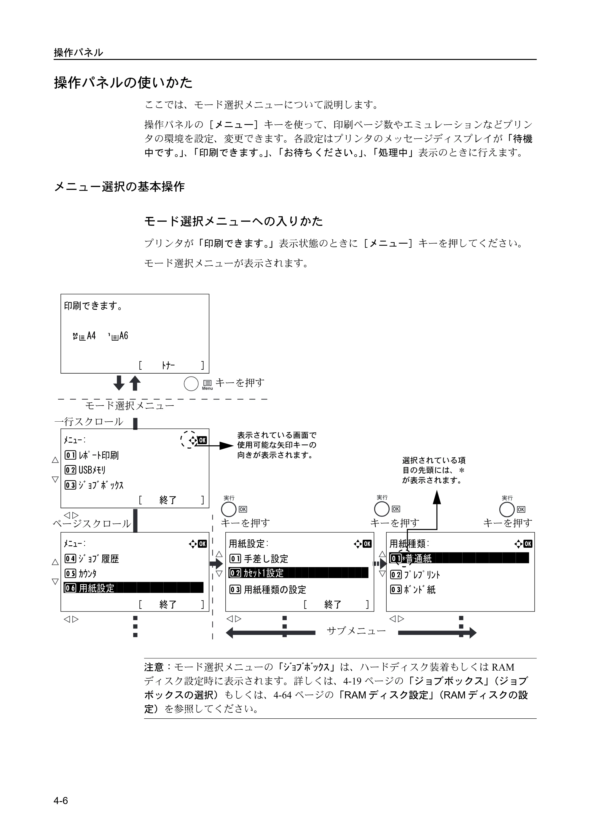 京セラ FS-C5400DN FS-C5400DN 使用説明書 — 操作パネルの使いかた — 原本ページ — 62ページ