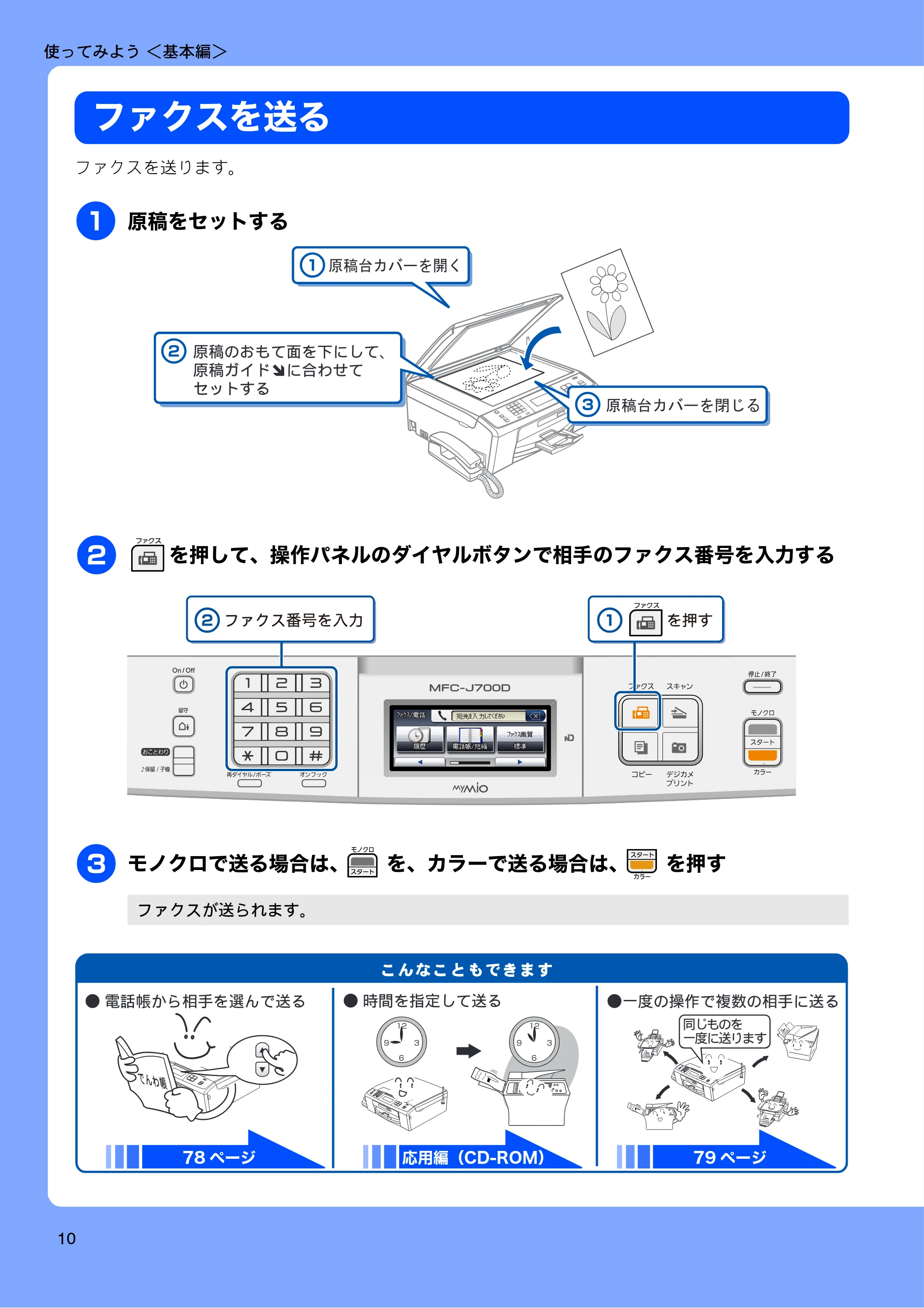 ブラザー MFC-J700D / MFC-J700DW ユーザーズガイド ~基本編~ — 原本ページ — 12ページ