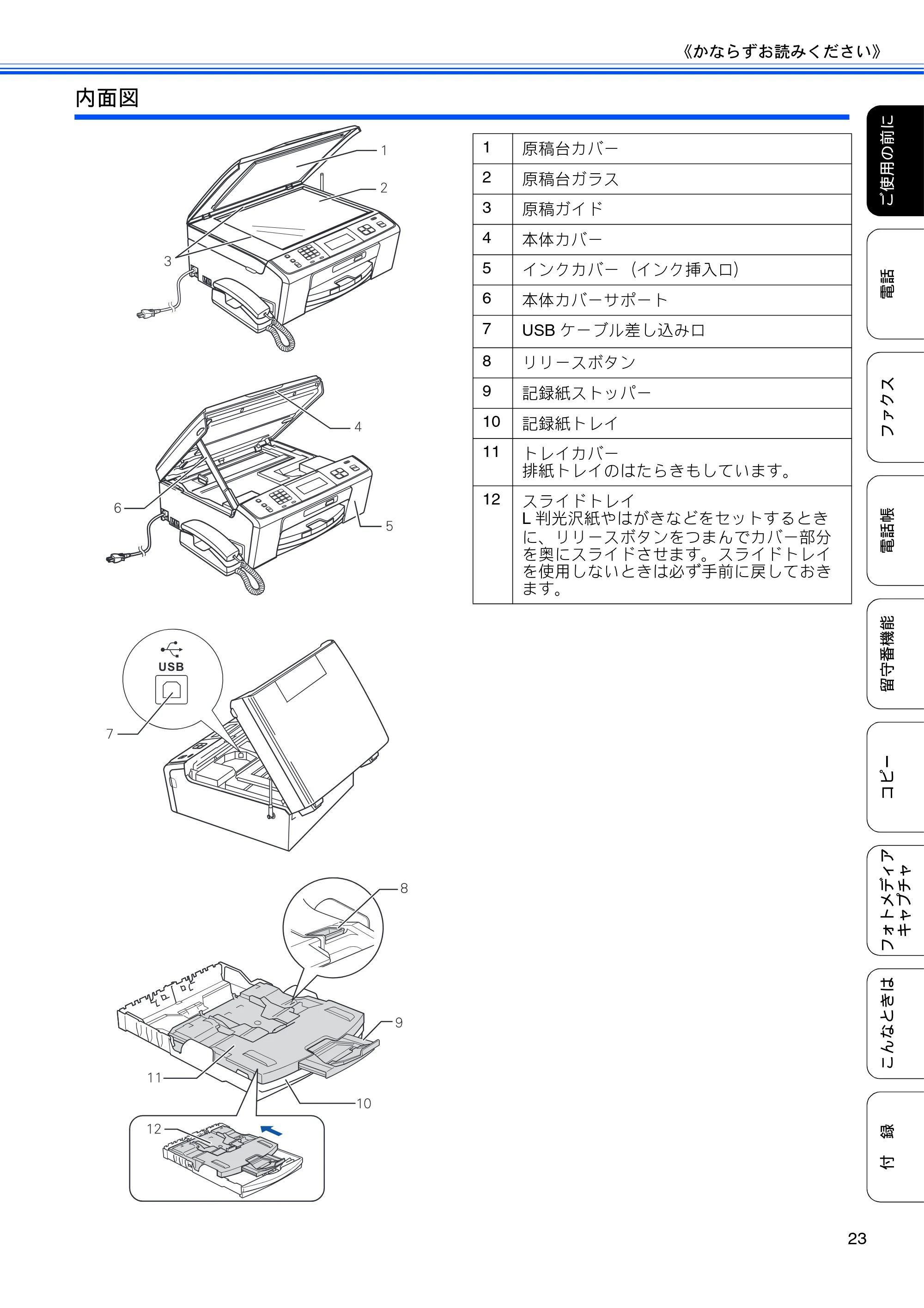 ブラザー MFC-J700D / MFC-J700DW ユーザーズガイド ~基本編~ — 原本ページ — 25ページ