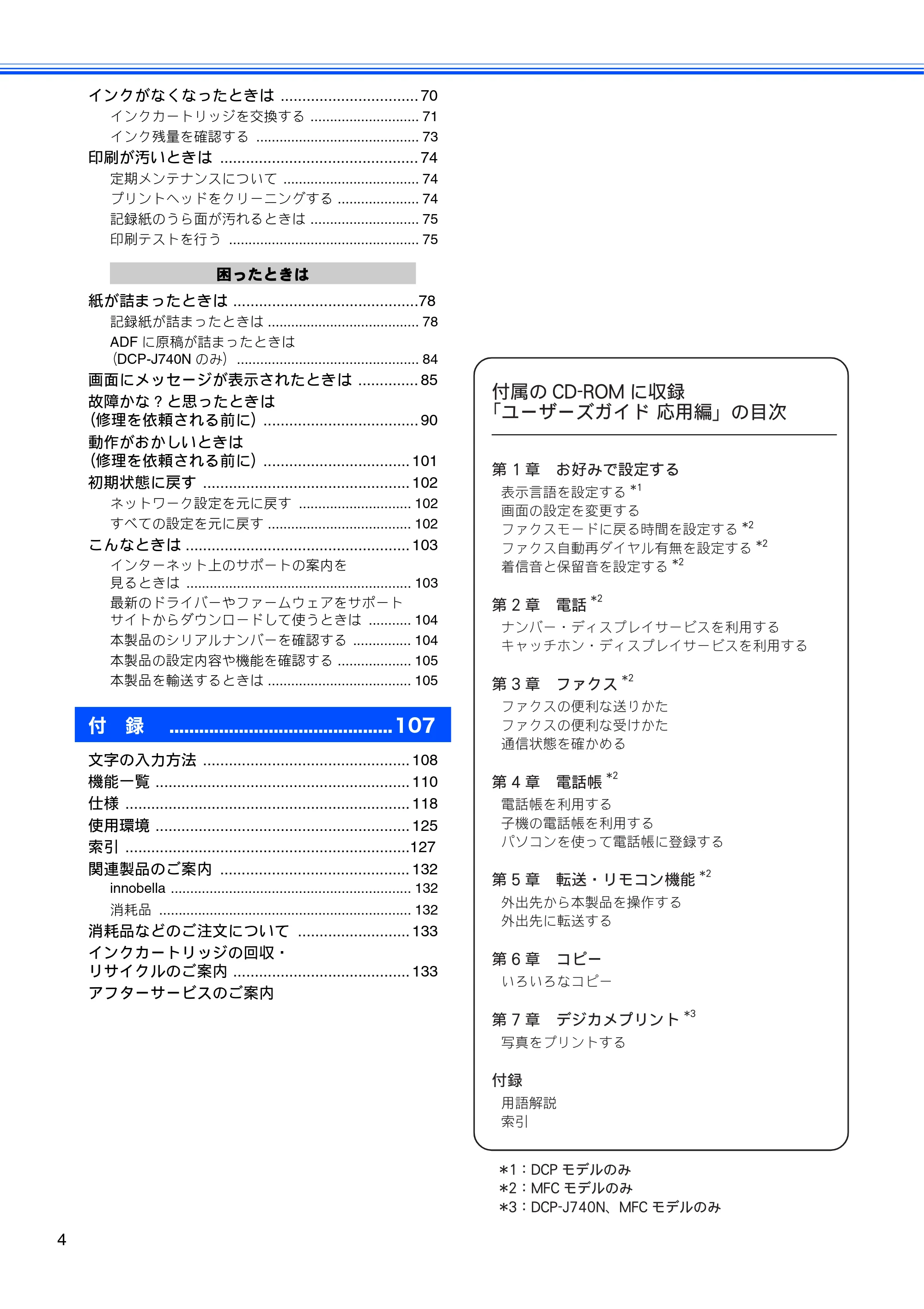 ブラザー DCP-J540N / DCP-J740N ユーザーズガイド ~基本編~ — 原本ページ — 6ページ