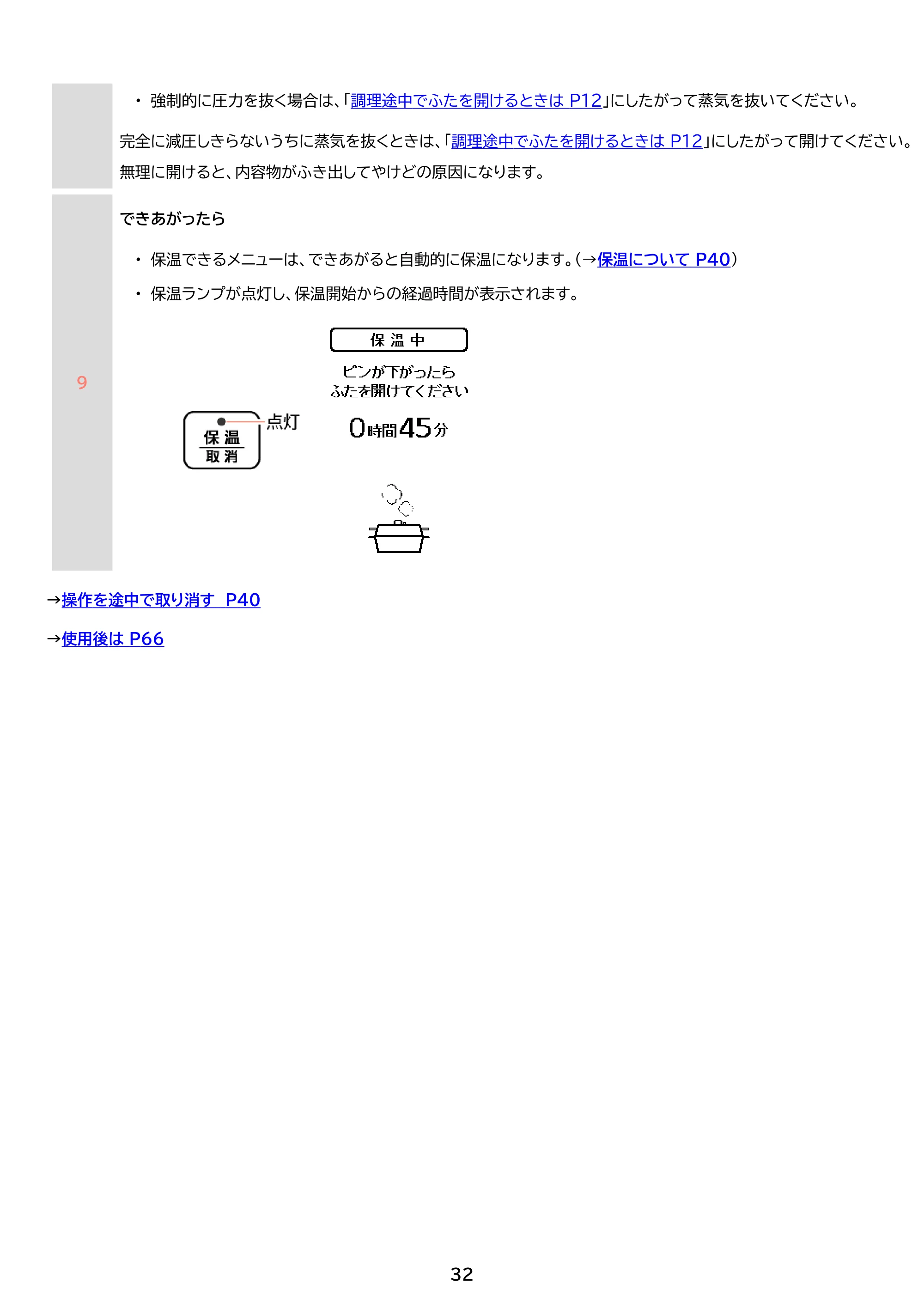 アイリスオーヤマ KPC-MB3 取扱説明書 — 原本ページ — 32ページ