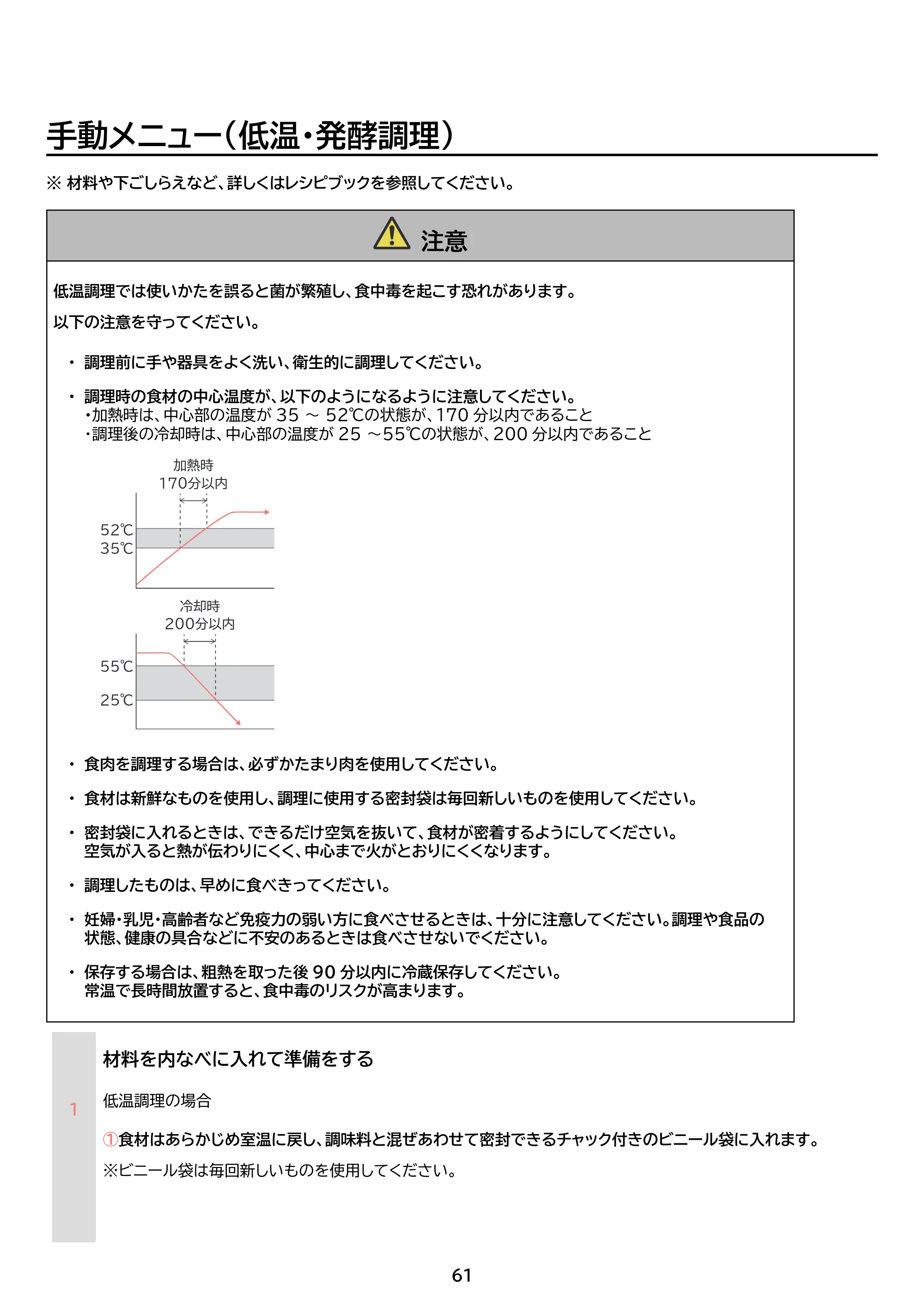 アイリスオーヤマ KPC-MB3 取扱説明書 — 原本ページ — 61ページ