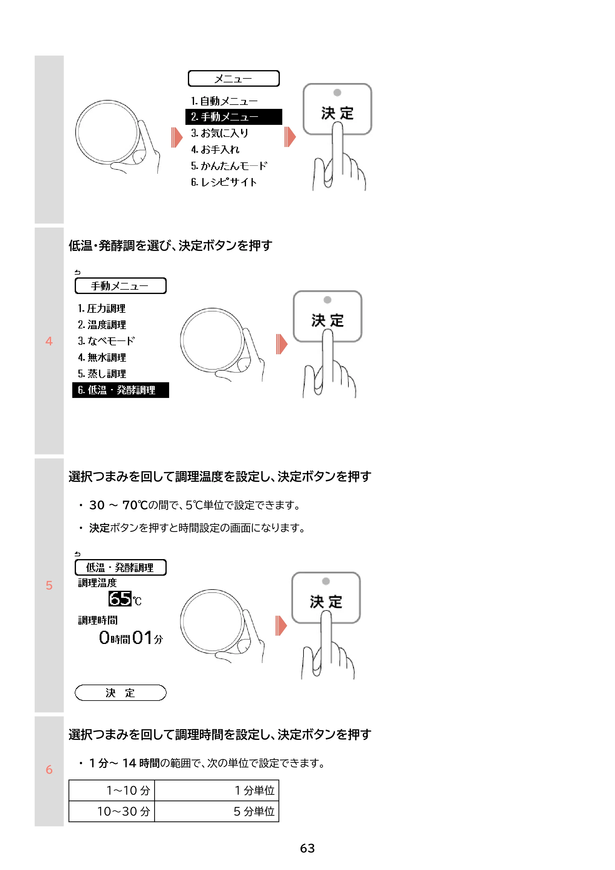 アイリスオーヤマ KPC-MB3 取扱説明書 — 原本ページ — 63ページ