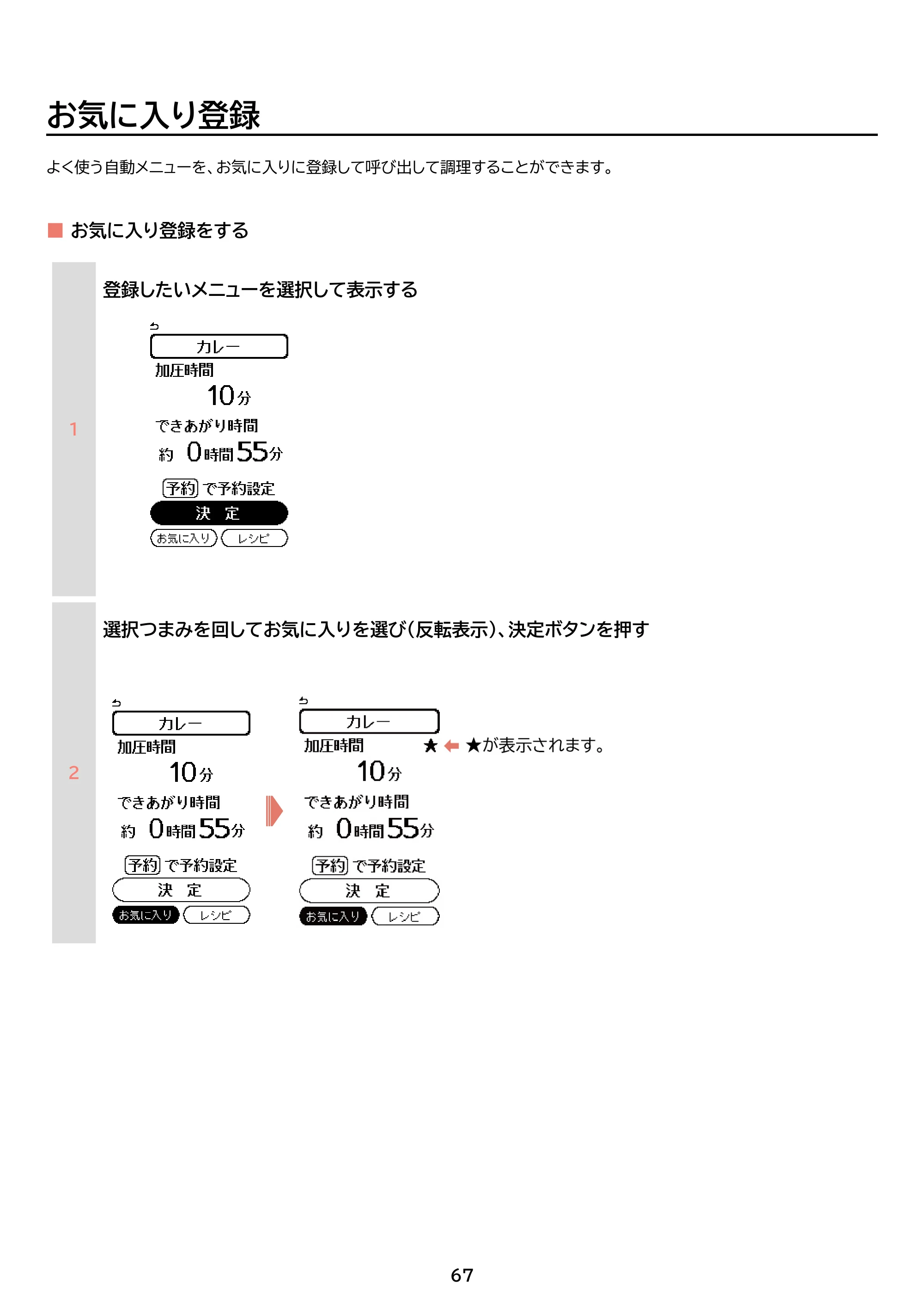 アイリスオーヤマ KPC-MB3 取扱説明書 — 原本ページ — 67ページ
