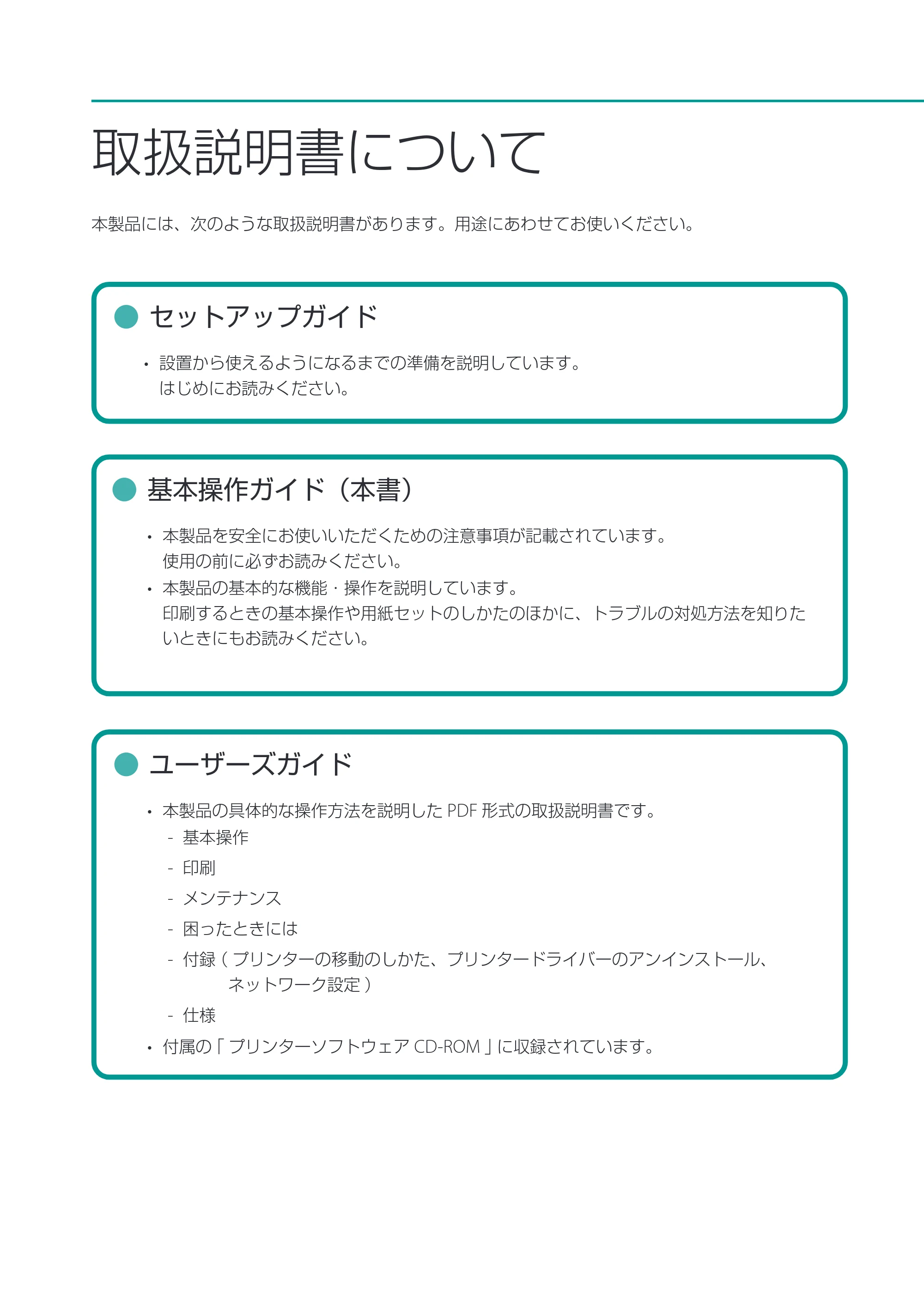 キヤノン CX-G2400 CX-G2400 基本操作ガイド 2024年7月11日更新（PDF：6.98MB） — 原本ページ — 2ページ