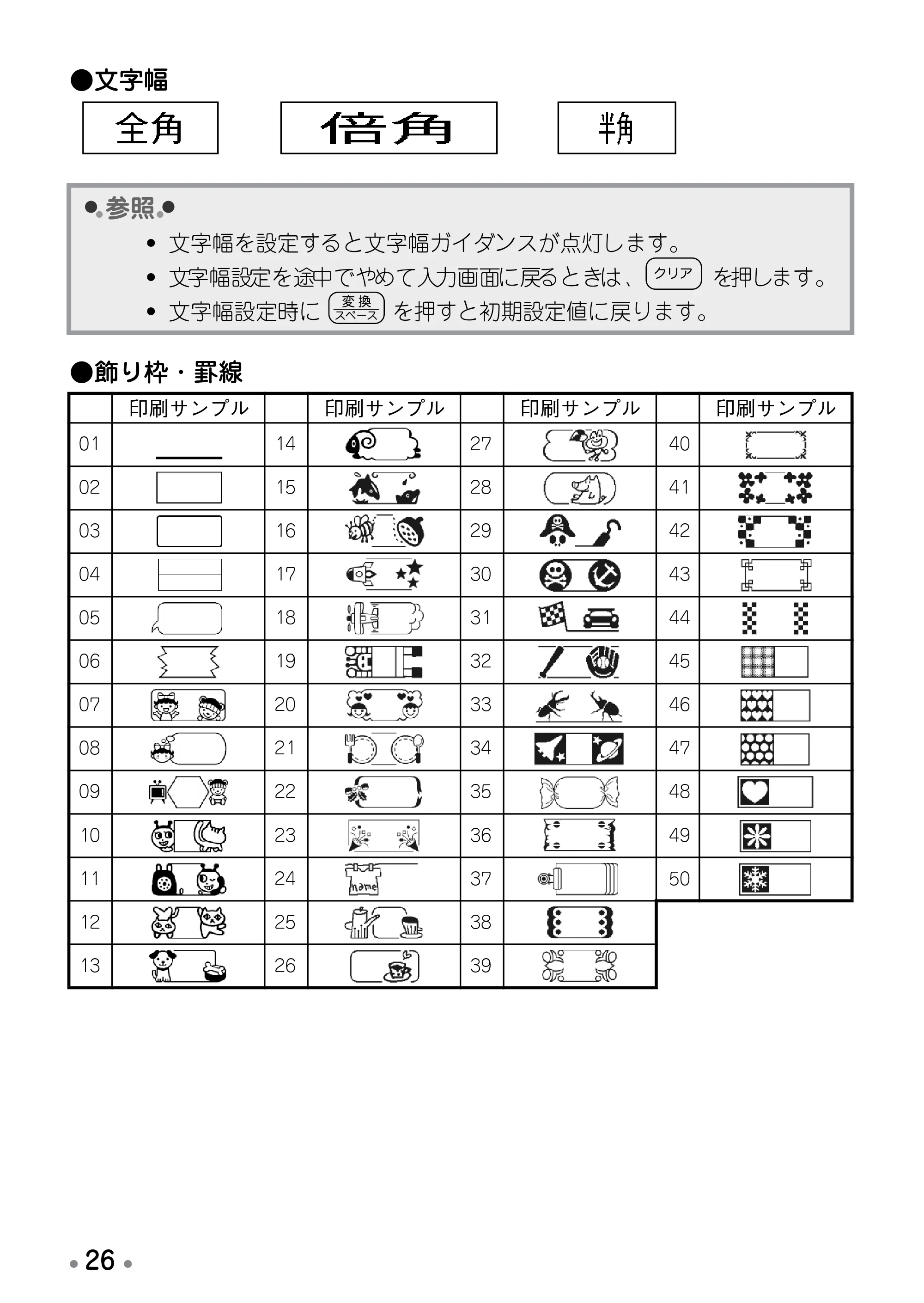 ブラザー PT-190 取扱説明書 通常版 — ラベルの長さを設定する — 原本ページ — 28ページ