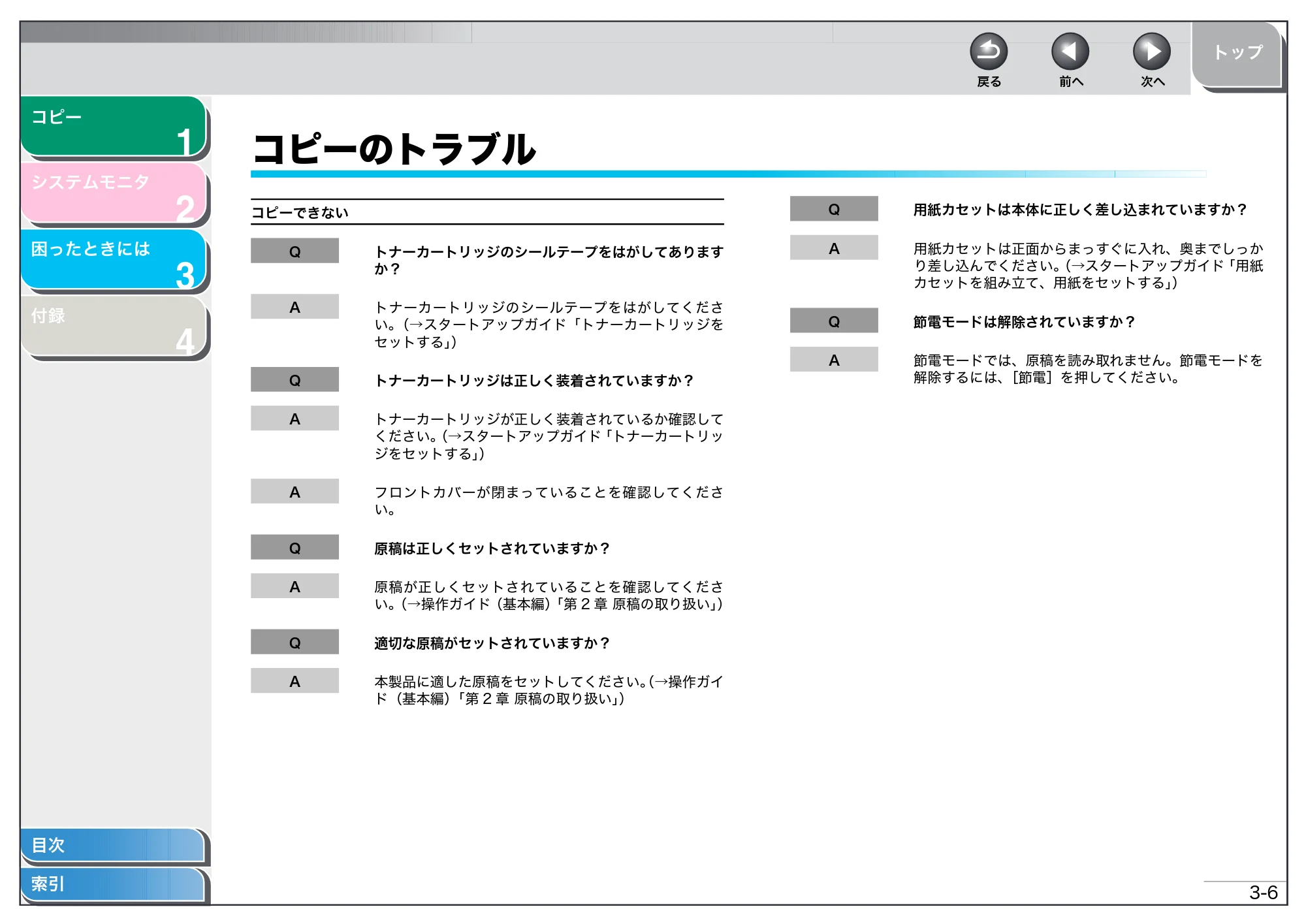 キヤノン MF3220 操作ガイド （応用編） （PDF形式／2.4Mバイト） — コピーのトラブル — 原本ページ — 20ページ