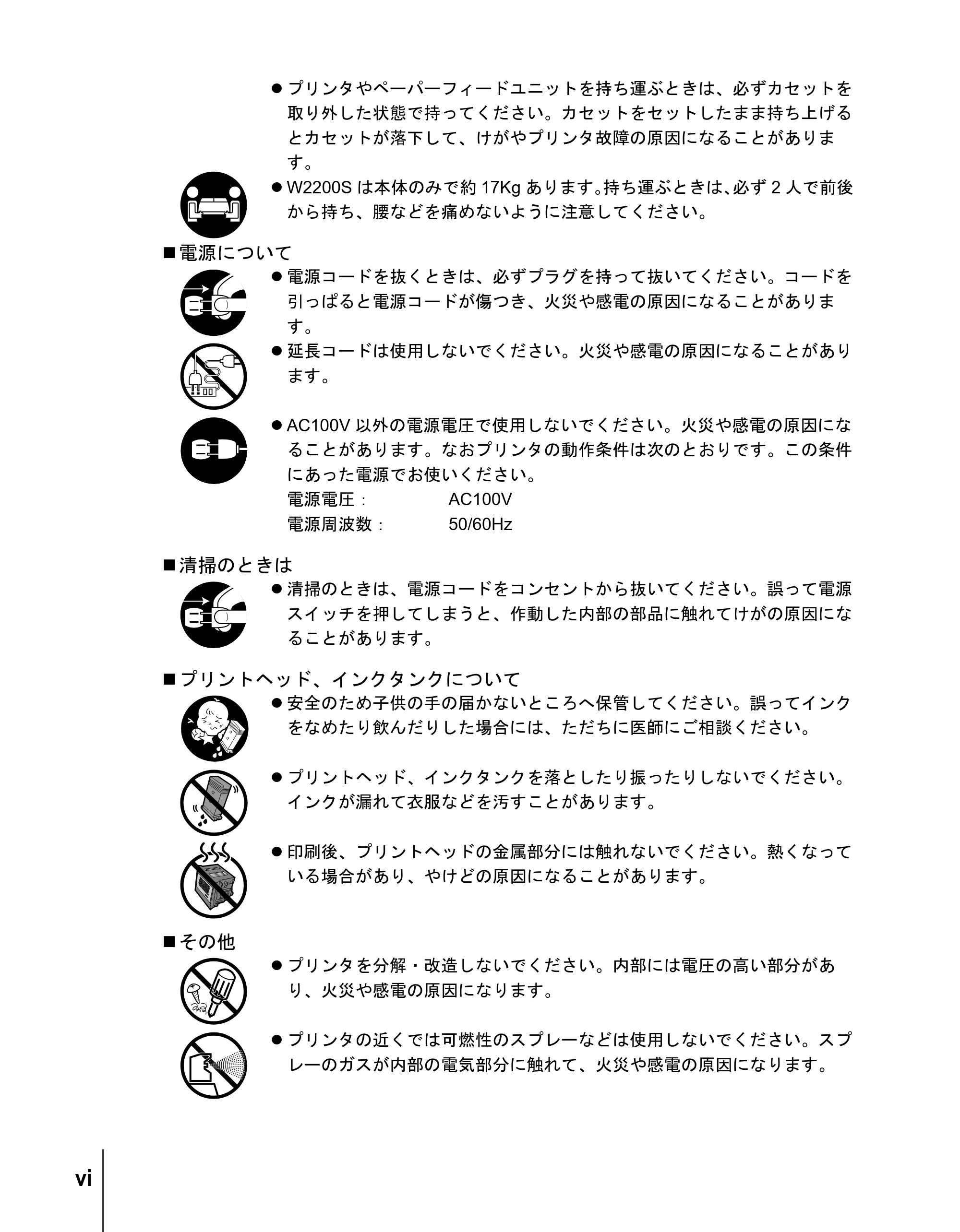 キヤノン W2200S ユーザーズガイド （PDF形式／6.75Mバイト） — 原本ページ — 8ページ