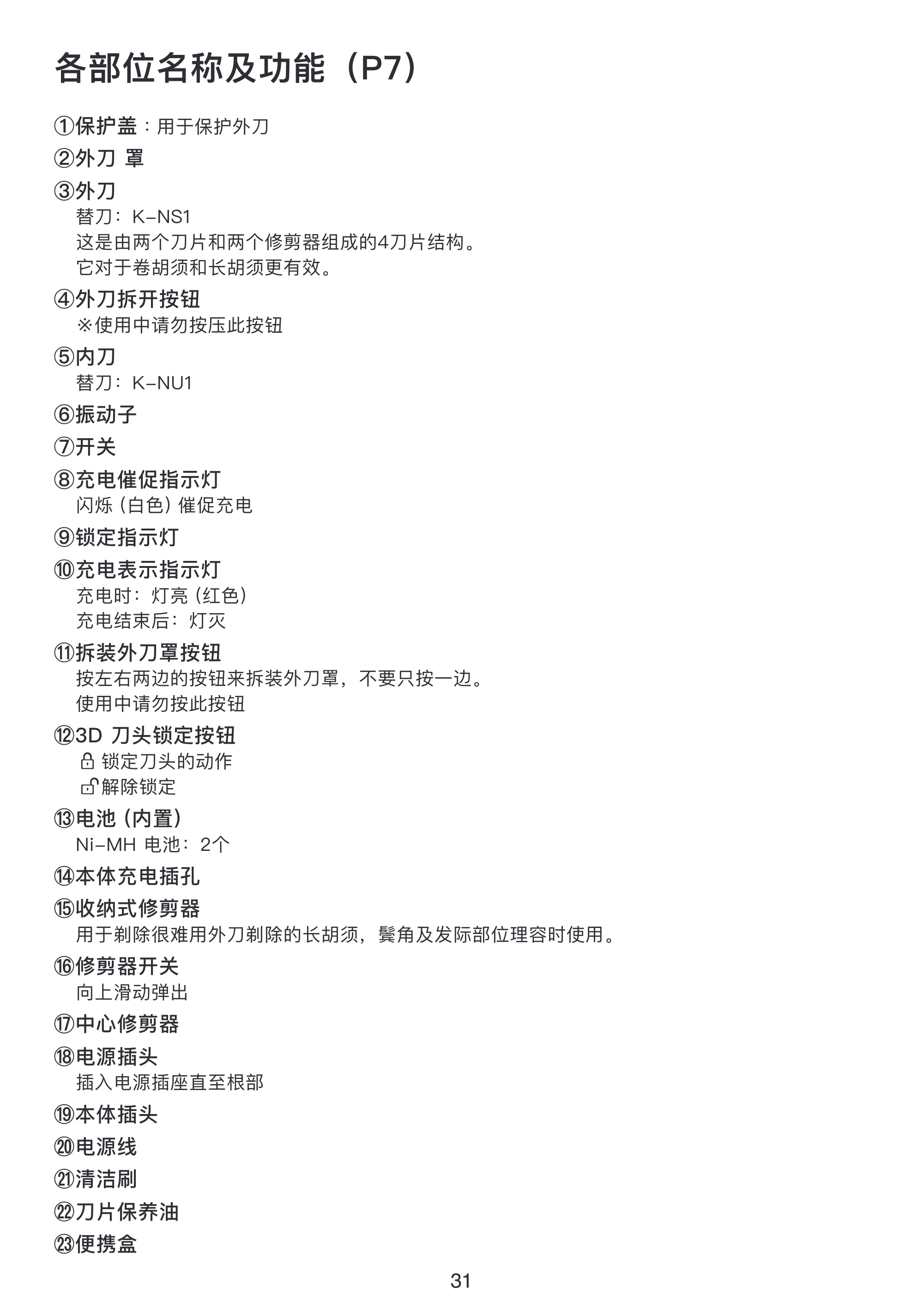 日立 RMH-F470B 取扱説明書 — ݱ᮱֖ݷᑍ݊ۑᚆҁ3 ҂ — 原本ページ — 31ページ