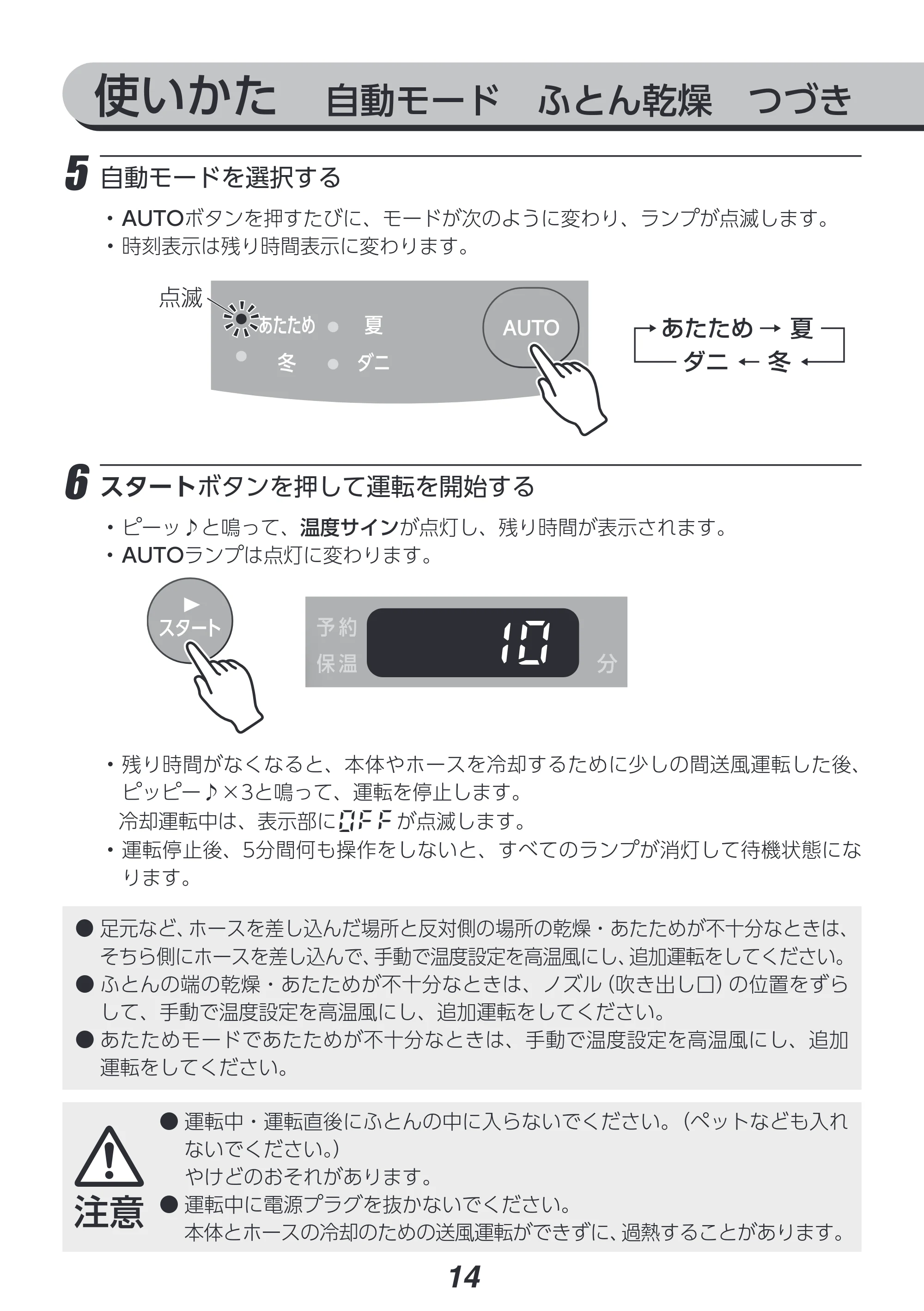 アイリスオーヤマ FK-RC3 取扱説明書 — 原本ページ — 14ページ