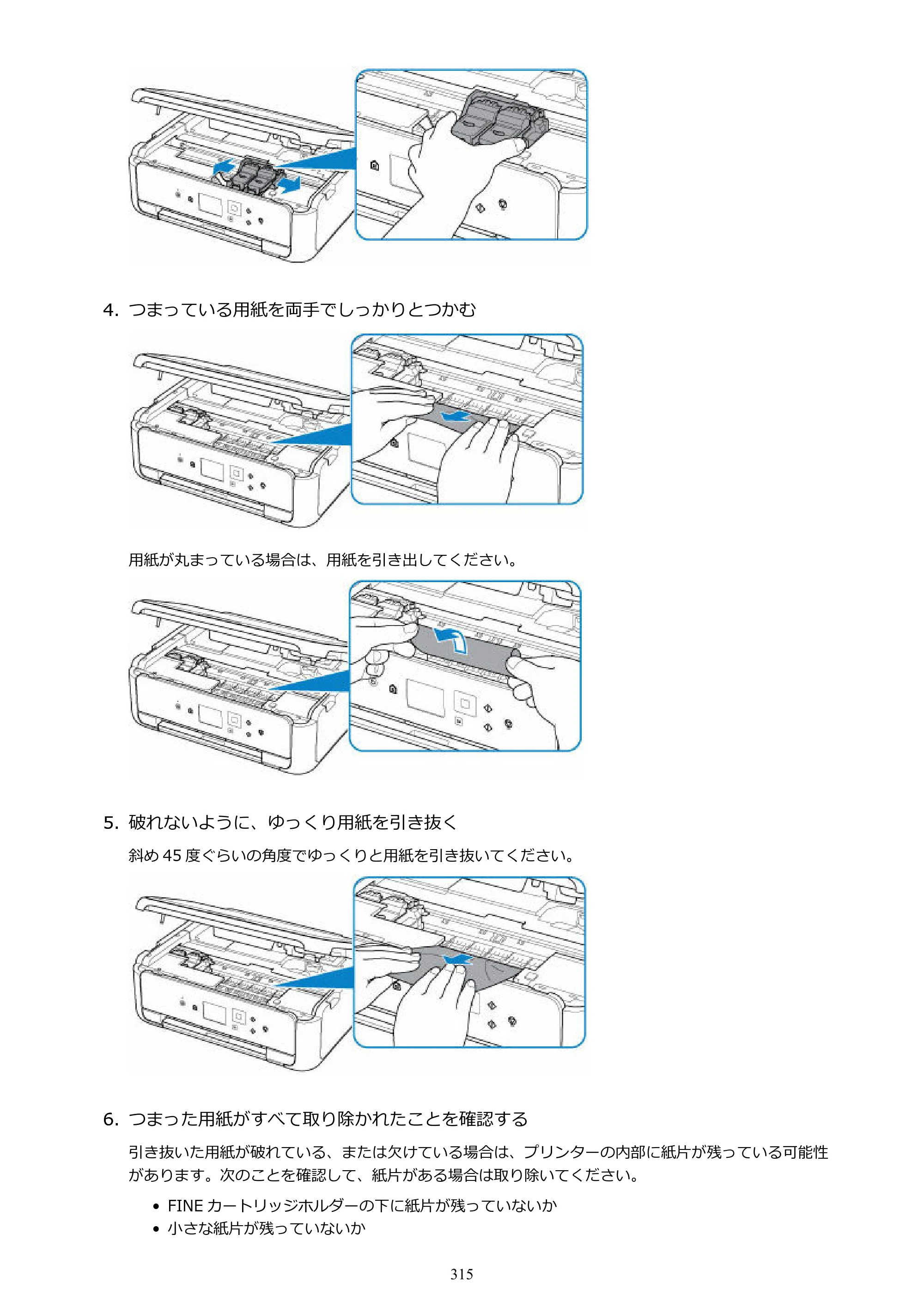 キヤノン PIXUS TS5130S/PIXUS TS5130 PIXUS TS5130 （PDF） オンラインマニュアル - 取扱説明書 - （Mac） 2026年5月21日更新（PDF：4.8MB） — 原本ページ — 315ページ