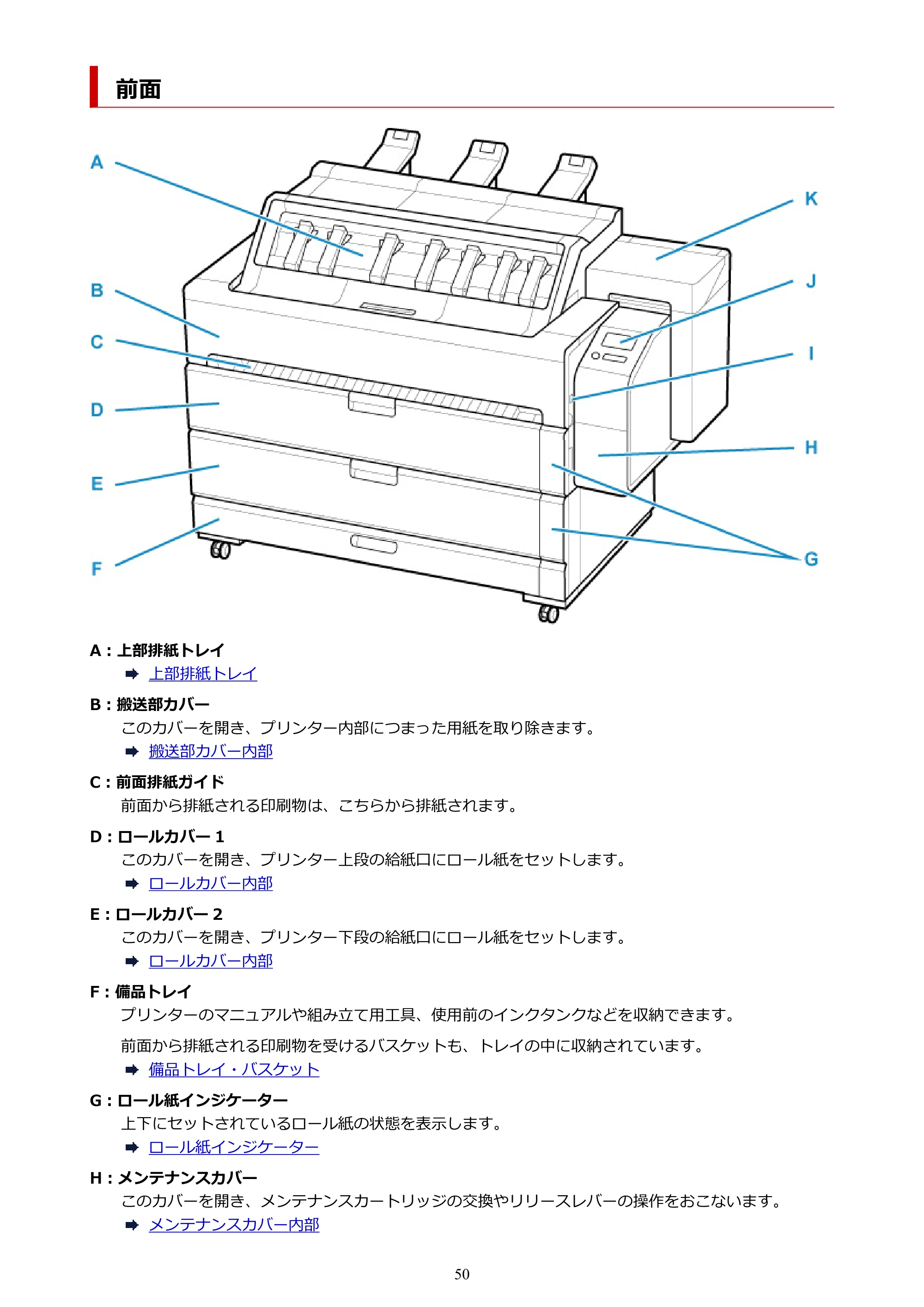 キヤノン TZ-32000 TZ-32000 （PDF） 電子マニュアル （Mac） 2024年10月2日掲載（PDF：12.5MB） — 前面 — 原本ページ — 50ページ
