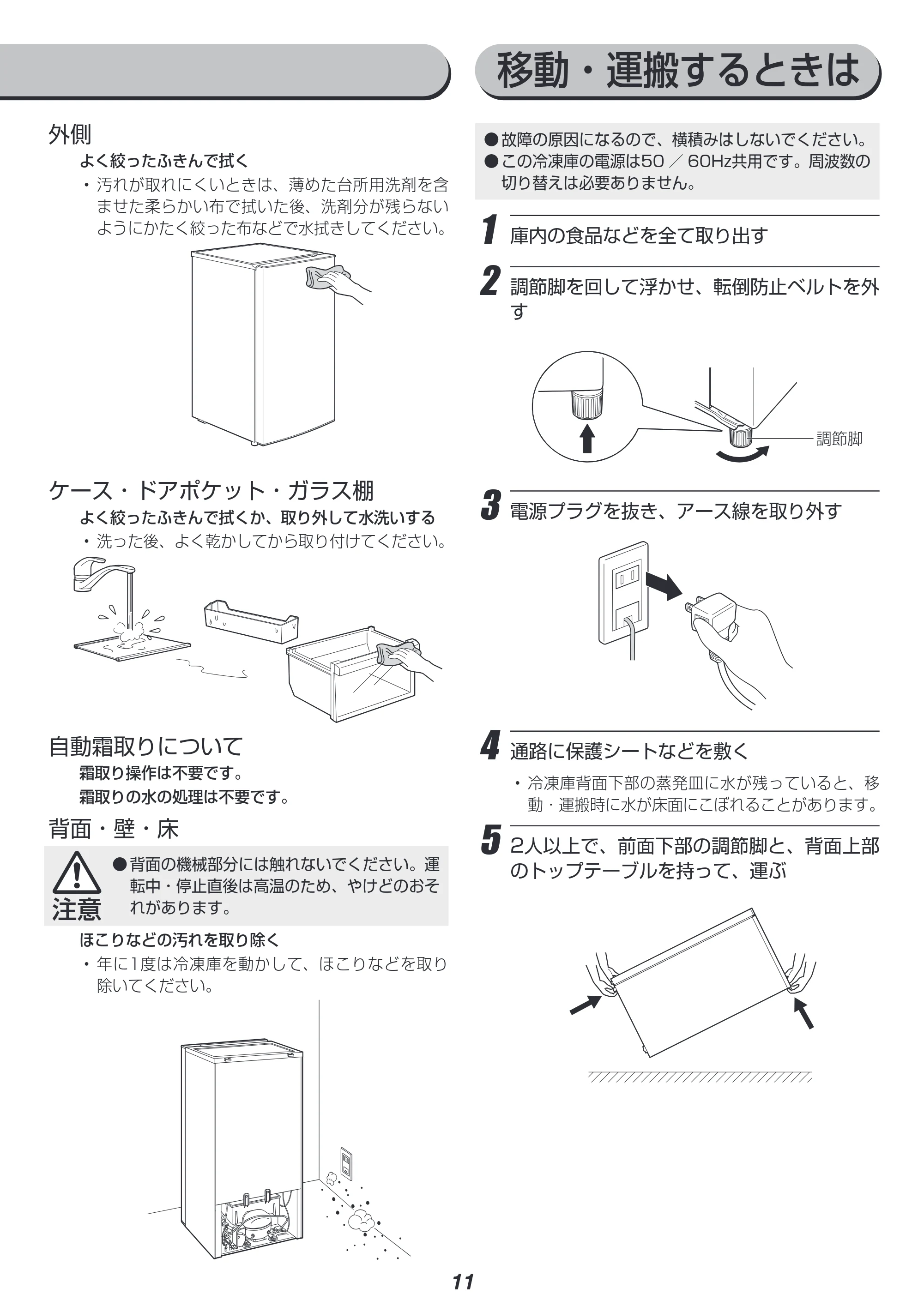 アイリスオーヤマ IUSN-12A 取扱説明書 — 原本ページ — 11ページ
