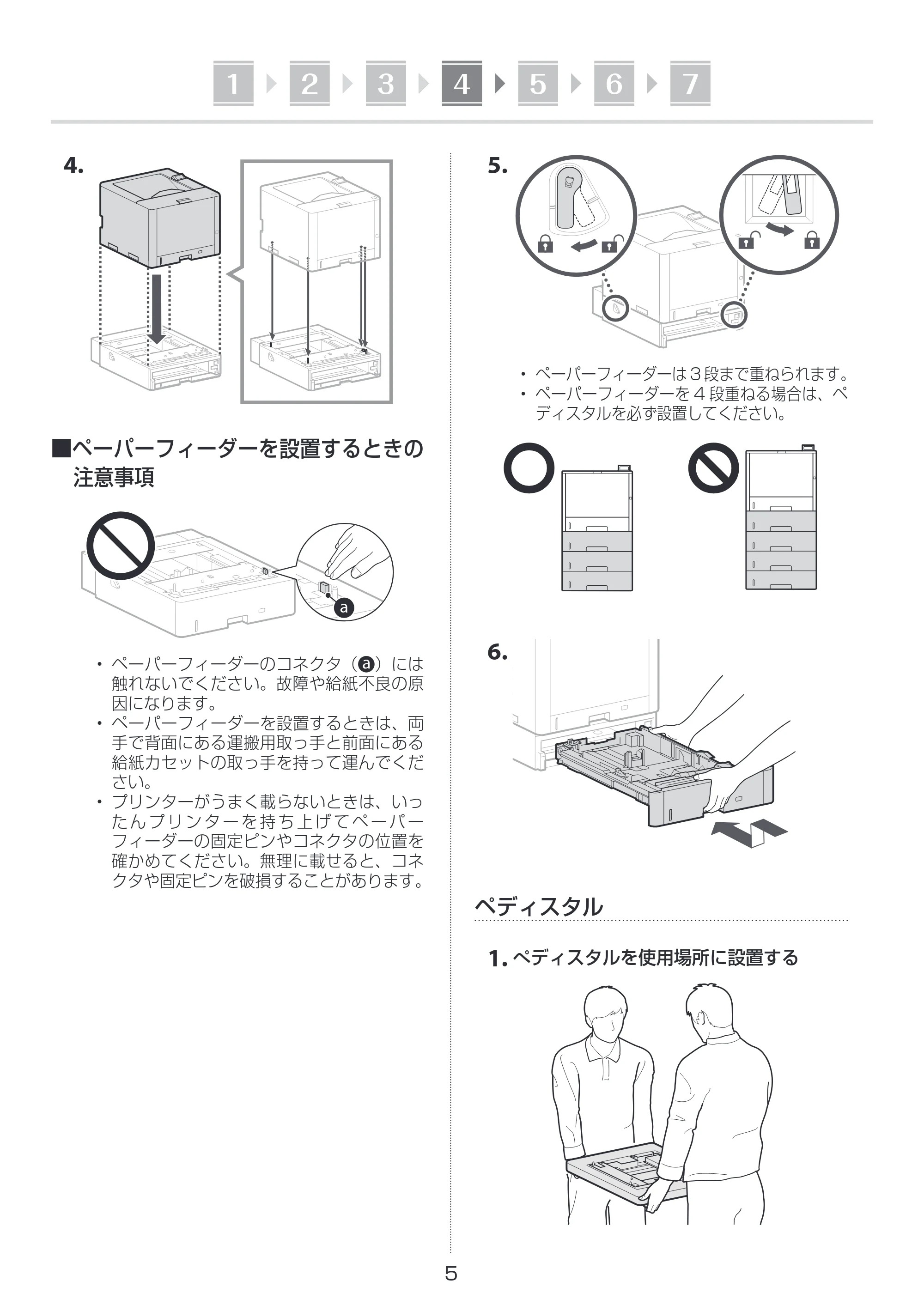 キヤノン LBP812Ci・LBP811C セットアップガイド 2024年10月24日掲載（PDF：1.95MB） — 原本ページ — 5ページ