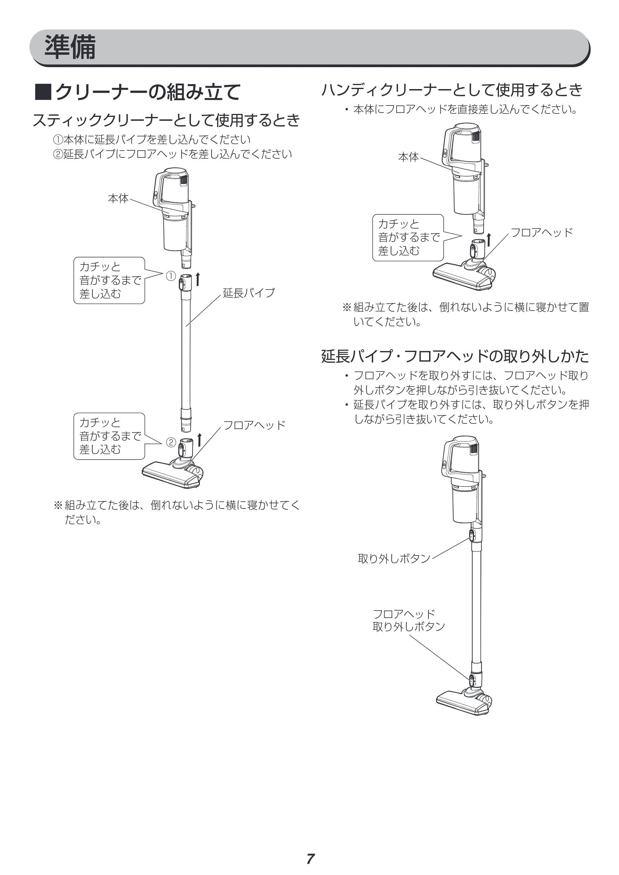 アイリスオーヤマ SCA-110 取扱説明書 — 原本ページ — 7ページ