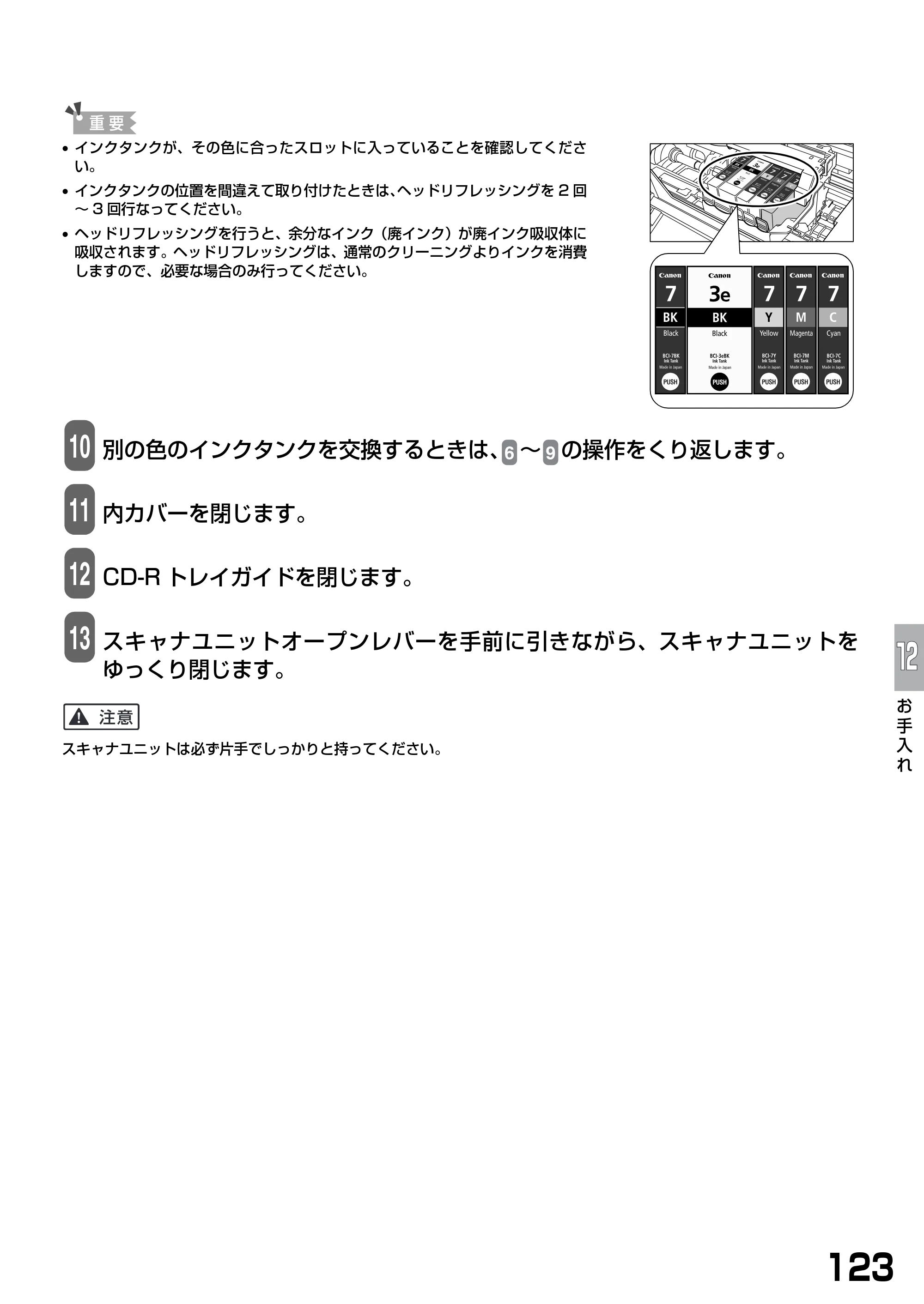 キヤノン PIXUS MP790 基本操作ガイド （PDF形式／6.67Mバイト） — 原本ページ — 125ページ