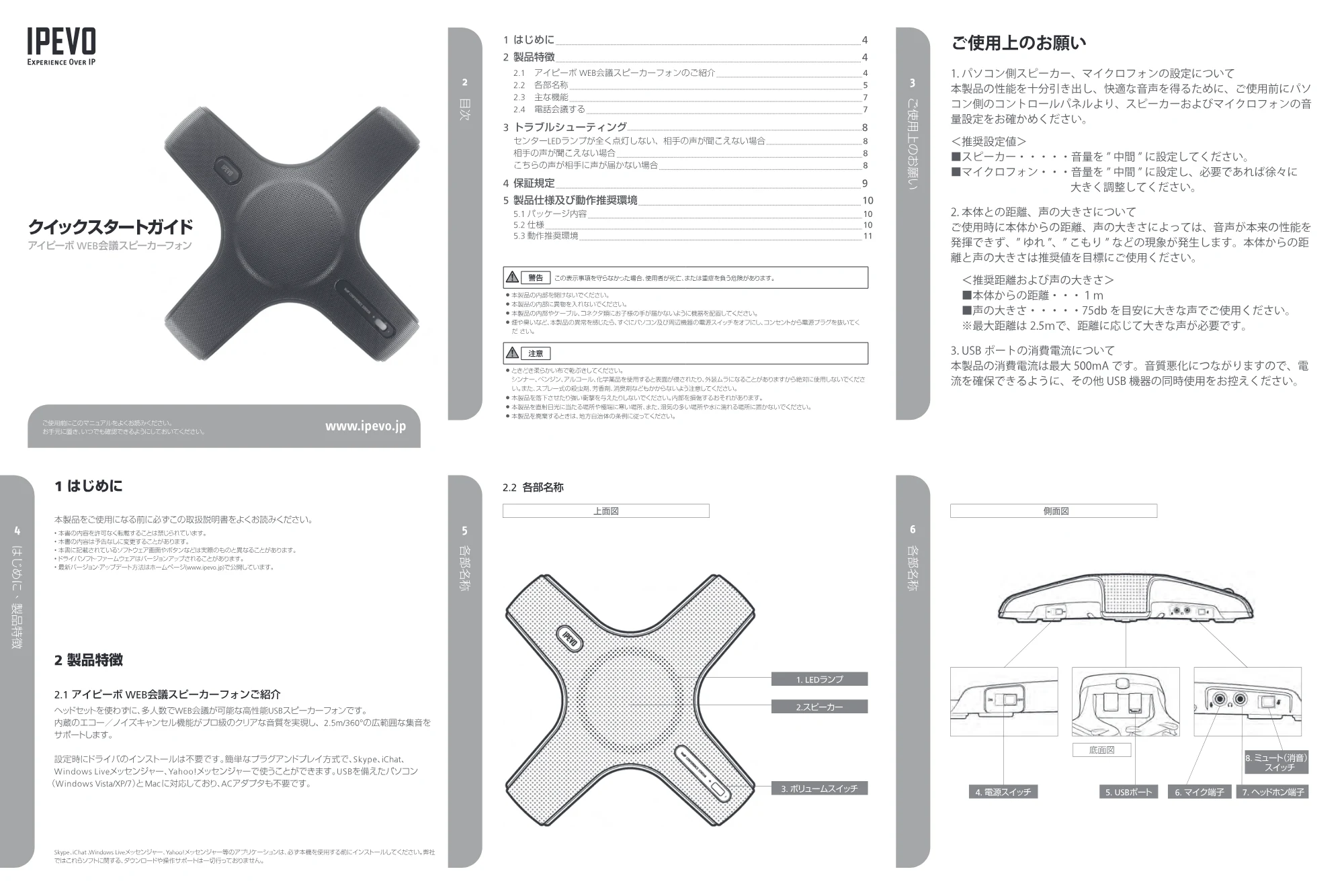 サンワサプライ 900-CMS001 取扱説明書 — X1-N6_QSG_Japanese_ab_201011022_ol.pdf — 原本ページ — 1ページ