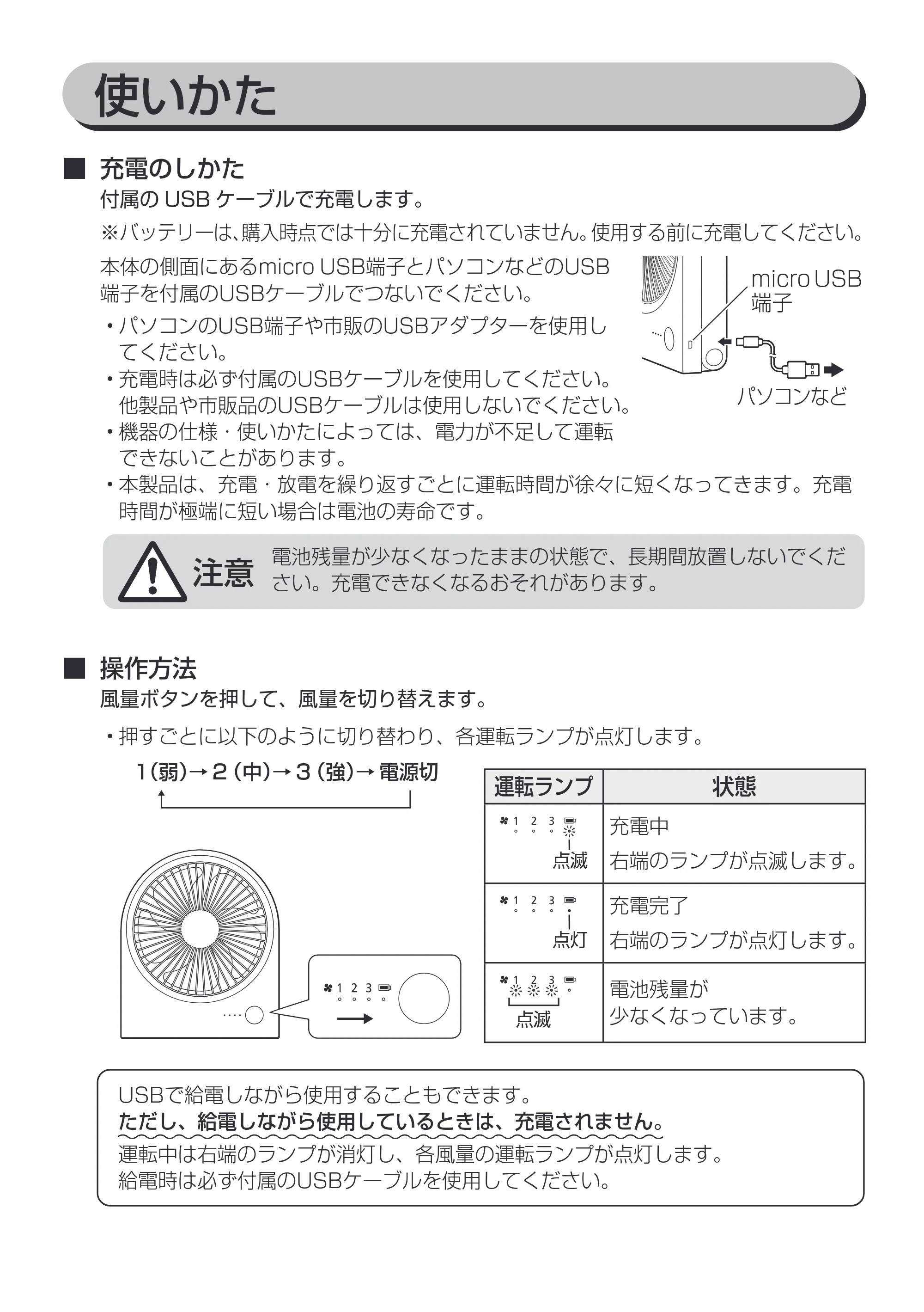 アイリスオーヤマ TFB-01 取扱説明書 — 原本ページ — 5ページ