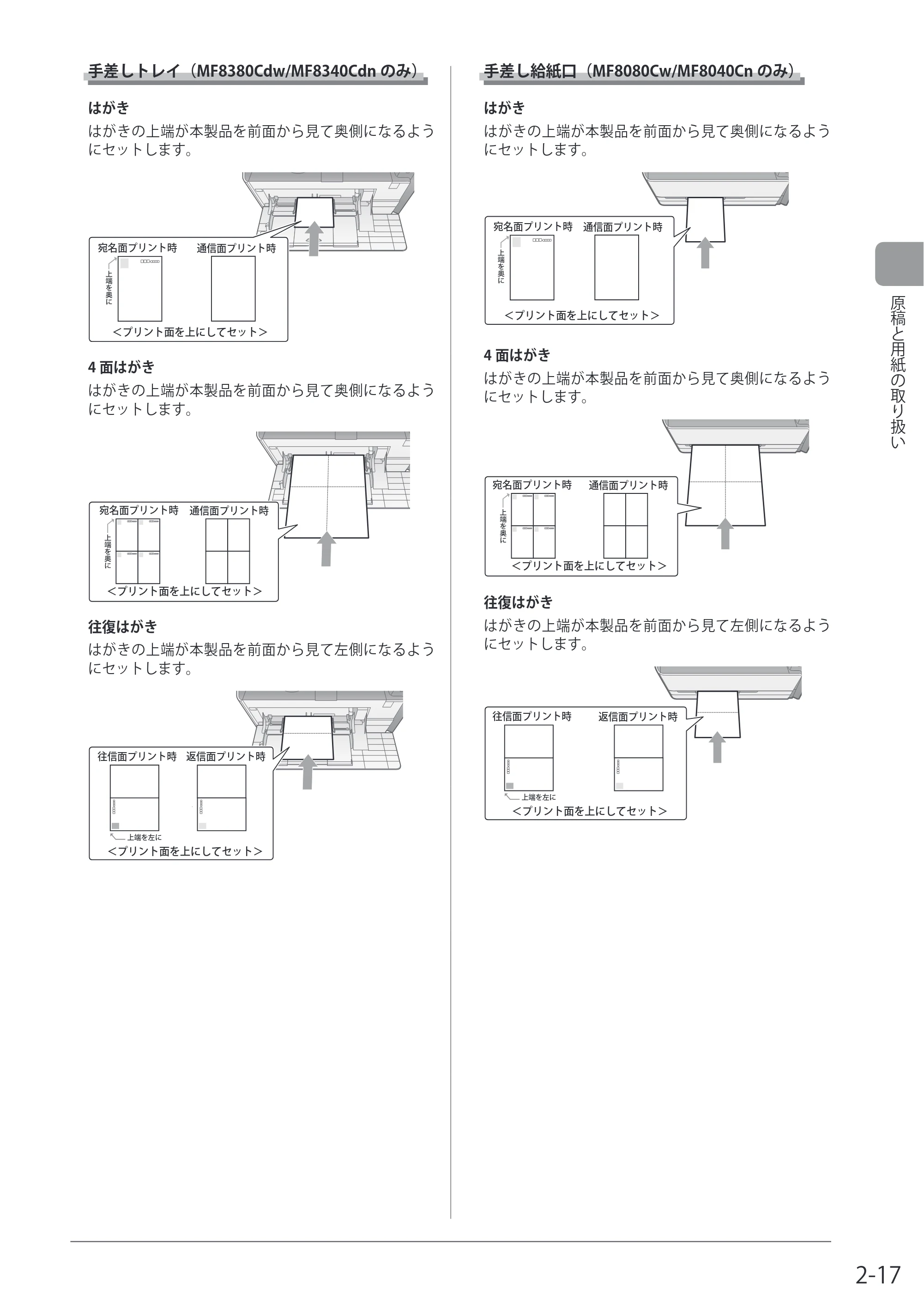 キヤノン MF8080Cw/MF8040Cn / MF8380Cdw/MF8340Cdn 基本操作ガイド 2011年10月20日更新（PDF：12.8MB） — 原本ページ — 53ページ