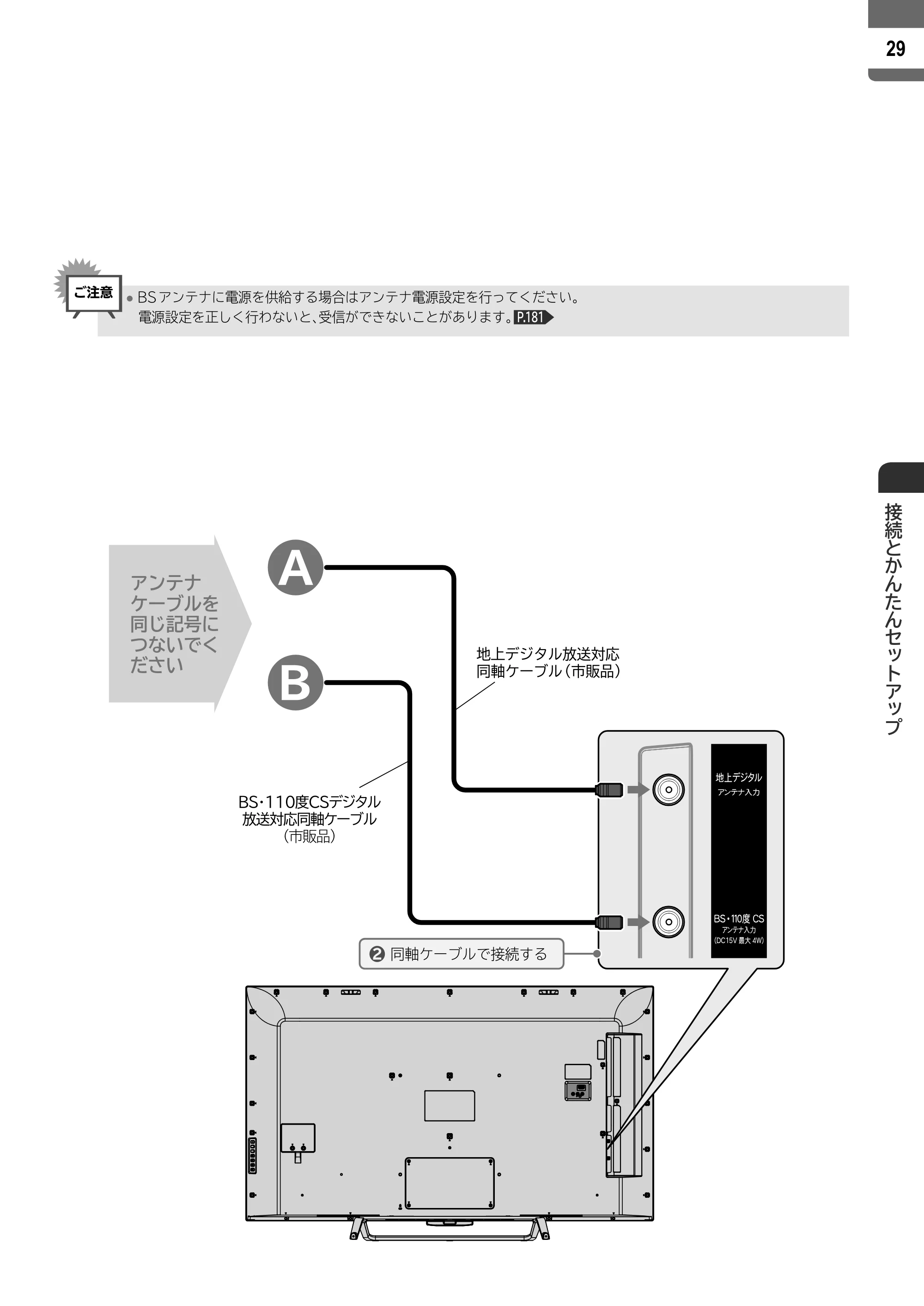 日立 L55-ZP5 / L49-ZP5 取扱説明書 — 原本ページ — 29ページ