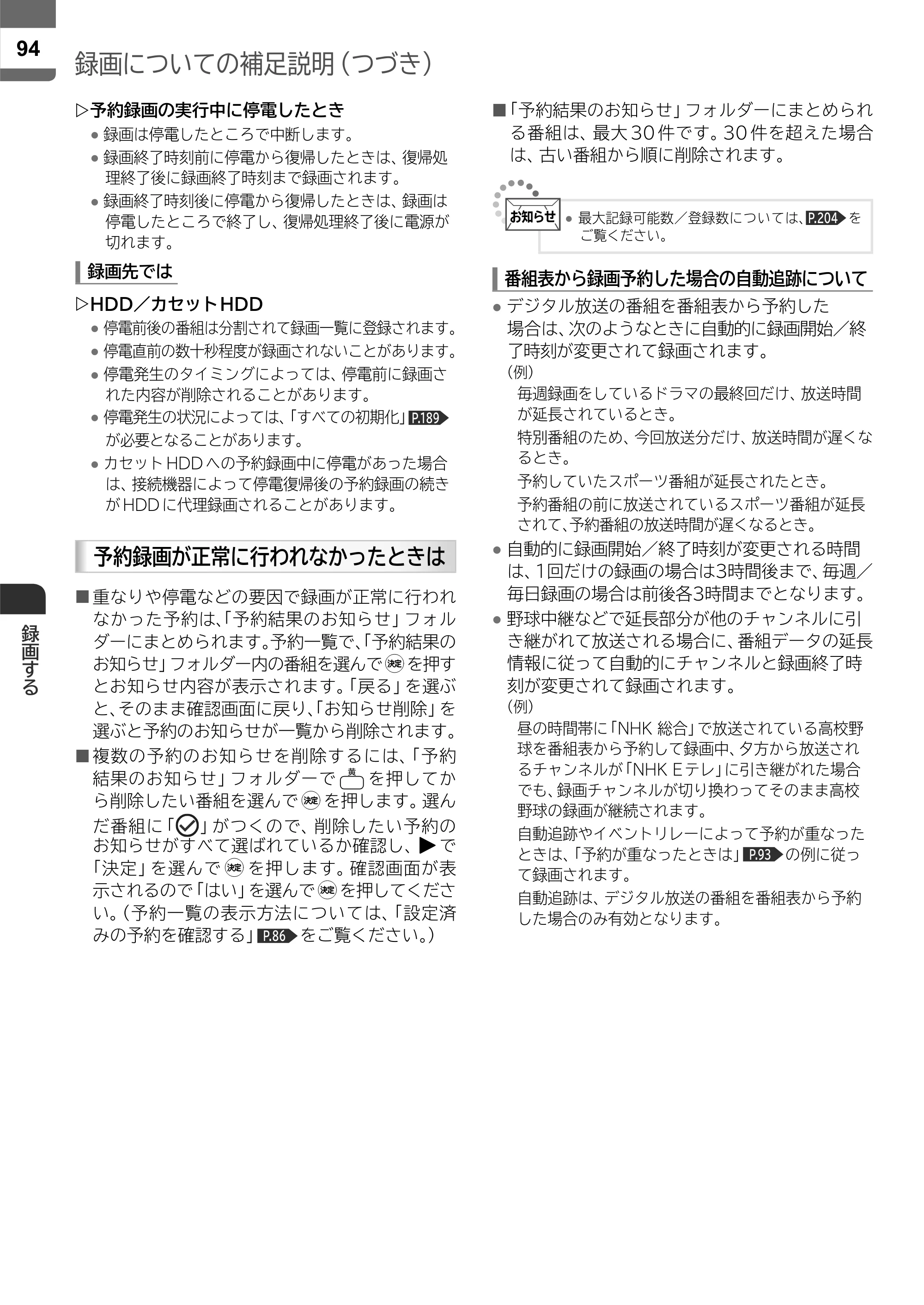 日立 L55-ZP5 / L49-ZP5 取扱説明書 — 原本ページ — 94ページ