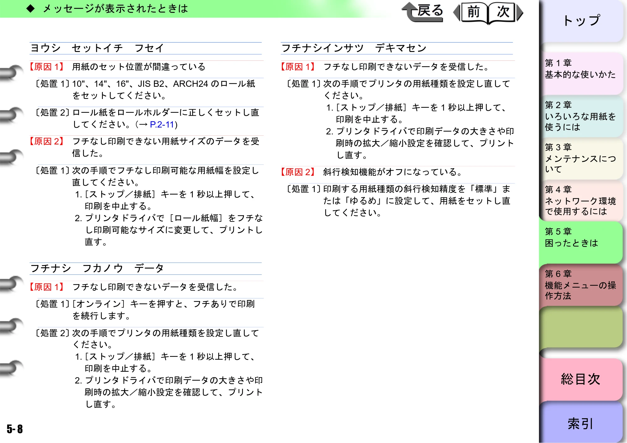 キヤノン W6400 ユーザーズマニュアル （PDF形式／10.17Mバイト） — 原本ページ — 174ページ