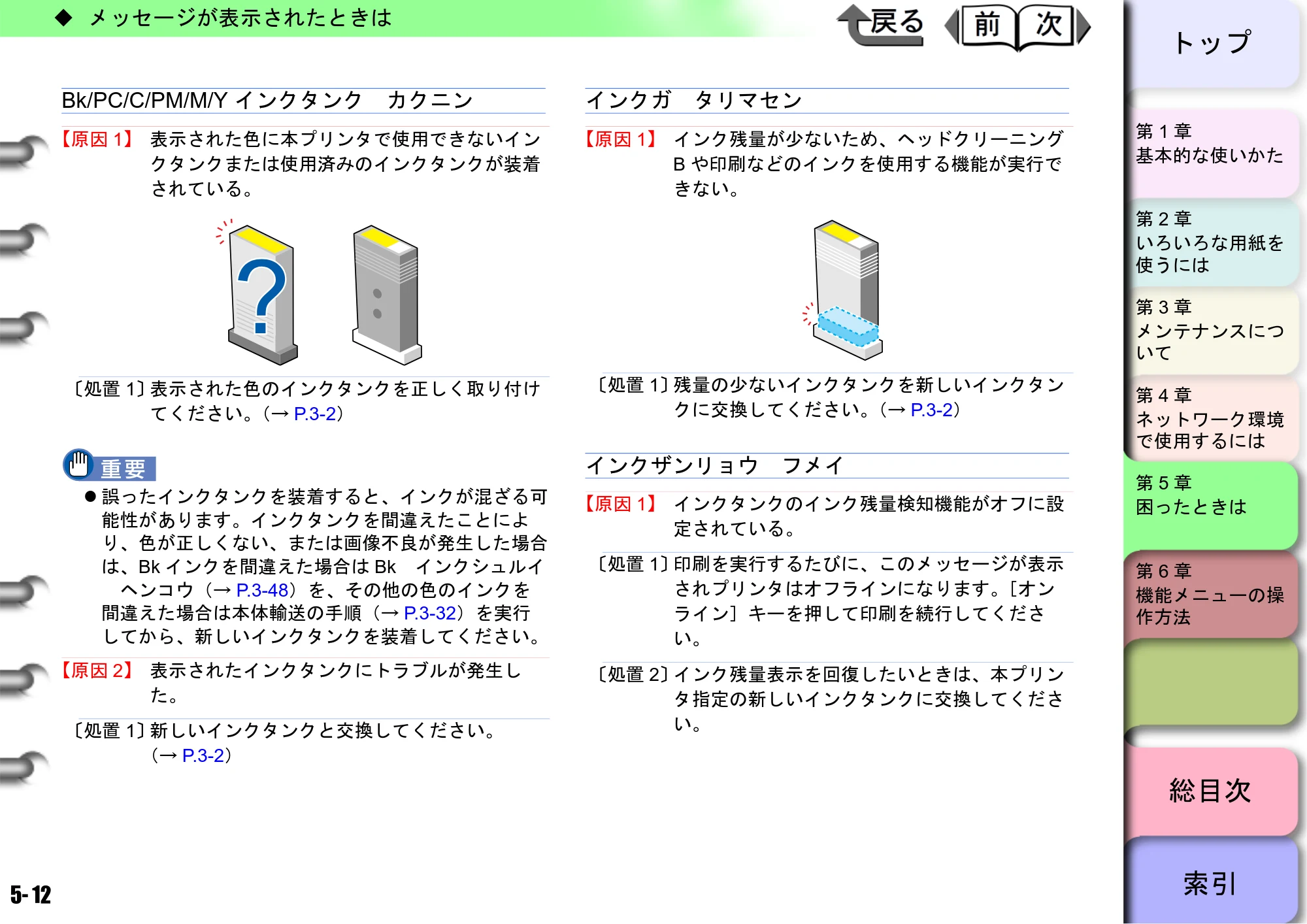 キヤノン W6400 ユーザーズマニュアル （PDF形式／10.17Mバイト） — 原本ページ — 178ページ