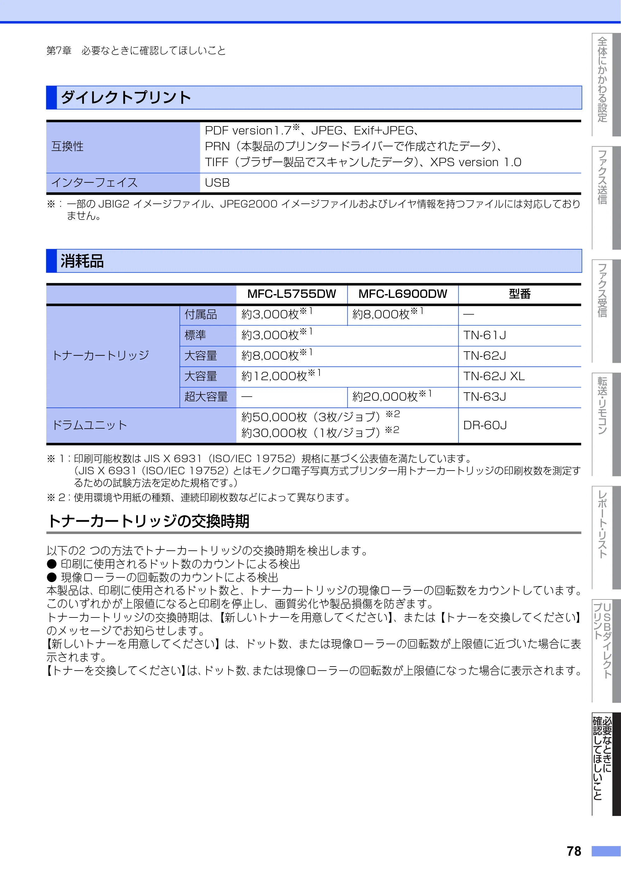 ブラザー MFC-L6900DW / MFC-L5755DW ユーザーズガイド ~応用編~ — ダイレクトプリント — 原本ページ — 78ページ