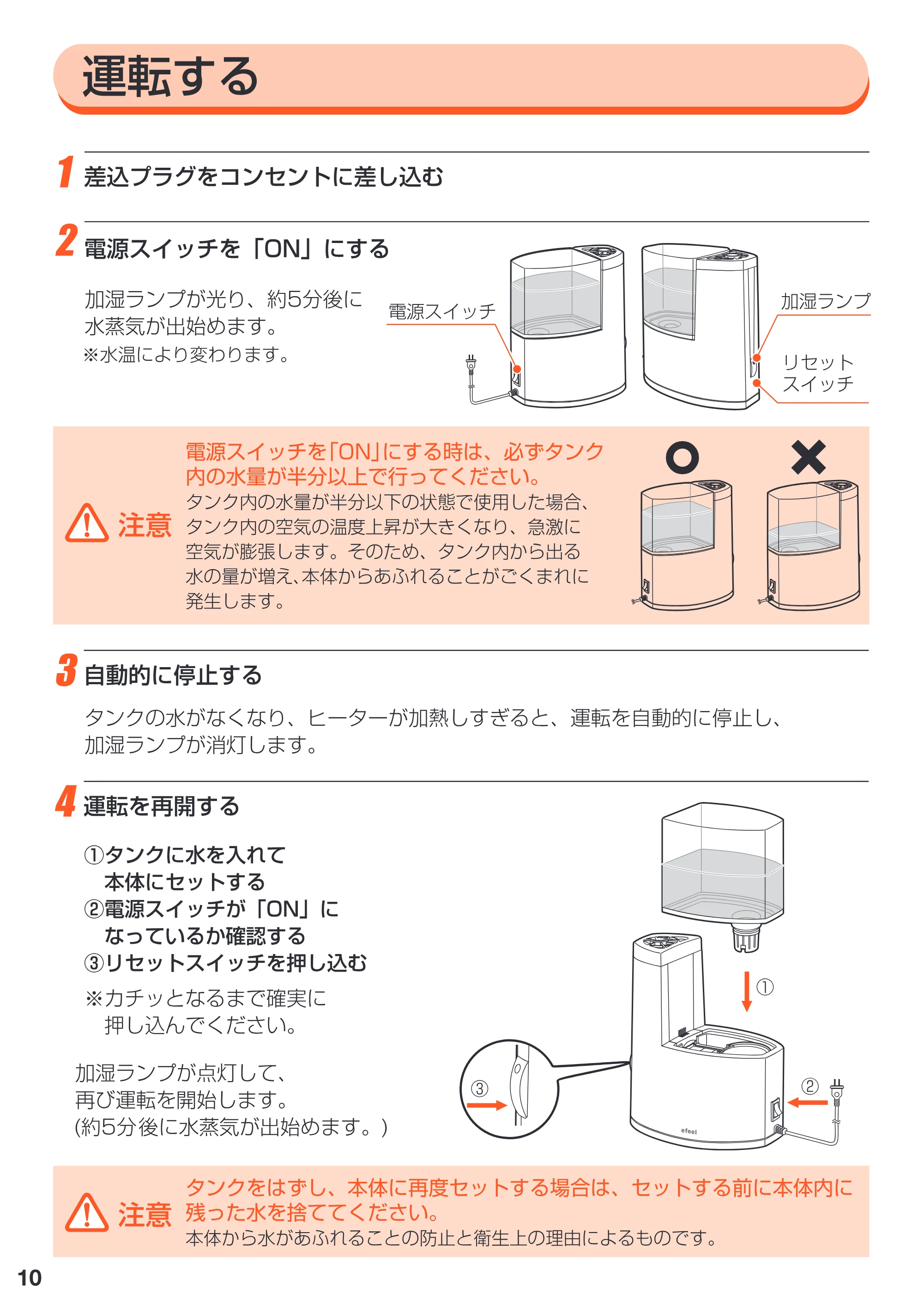 アイリスオーヤマ SHM-250T 取扱説明書 — 原本ページ — 10ページ