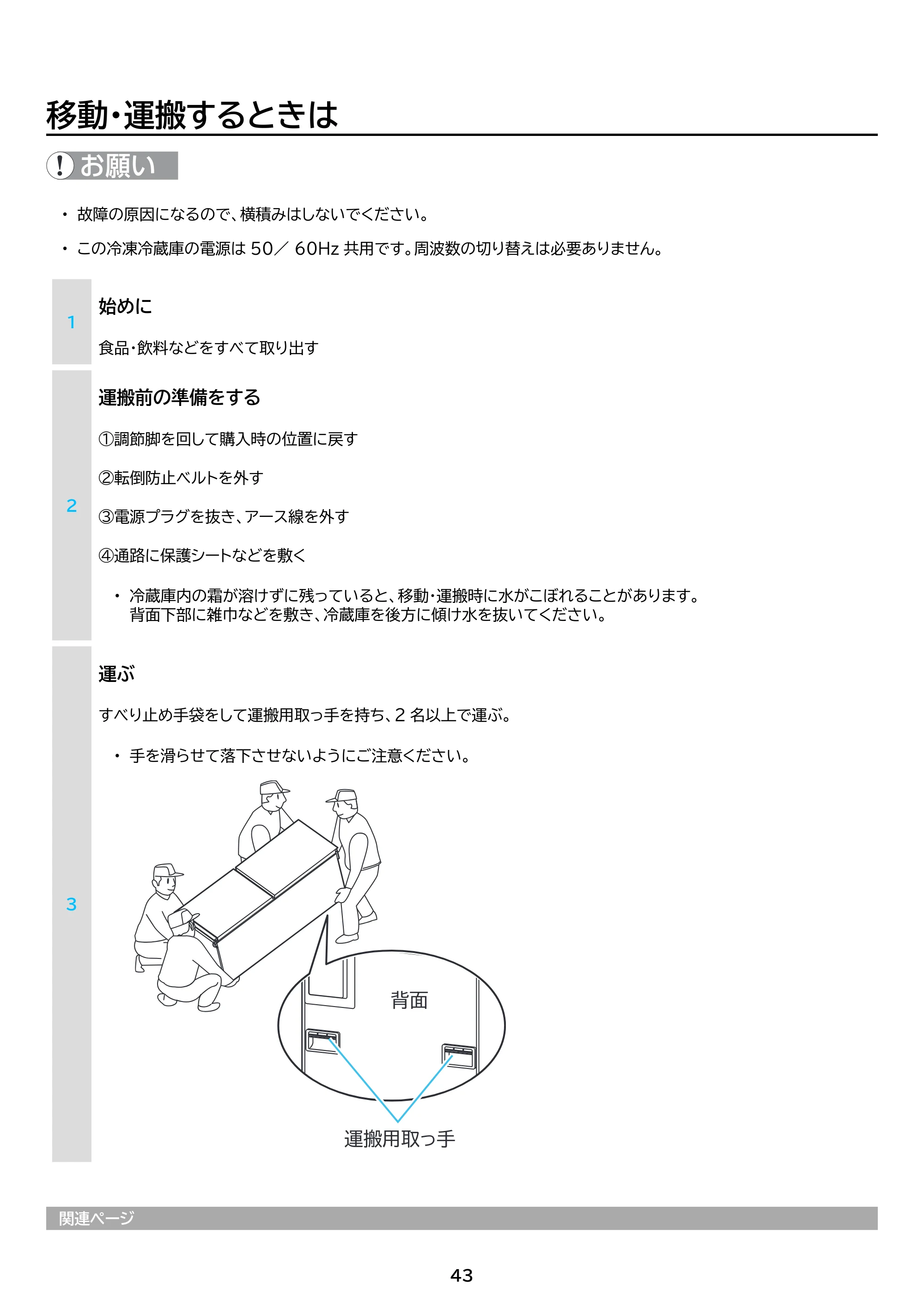 アイリスオーヤマ IRSN-23B 取扱説明書 — 原本ページ — 43ページ