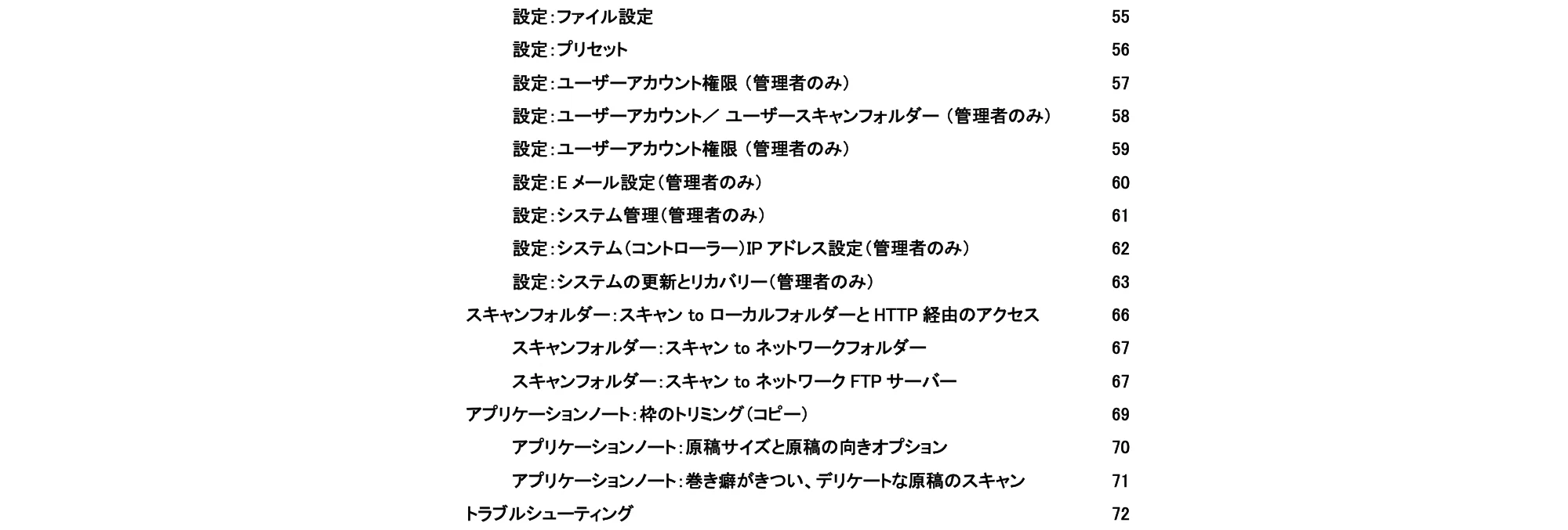 キヤノン TX-2100/TX-3100/TX-4100 SmartWorks MFP6（ver.6.0.3～）取扱説明書 2023年3月16日更新 （PDF形式／5.1Mバイト） — 原本ページ — 5ページ