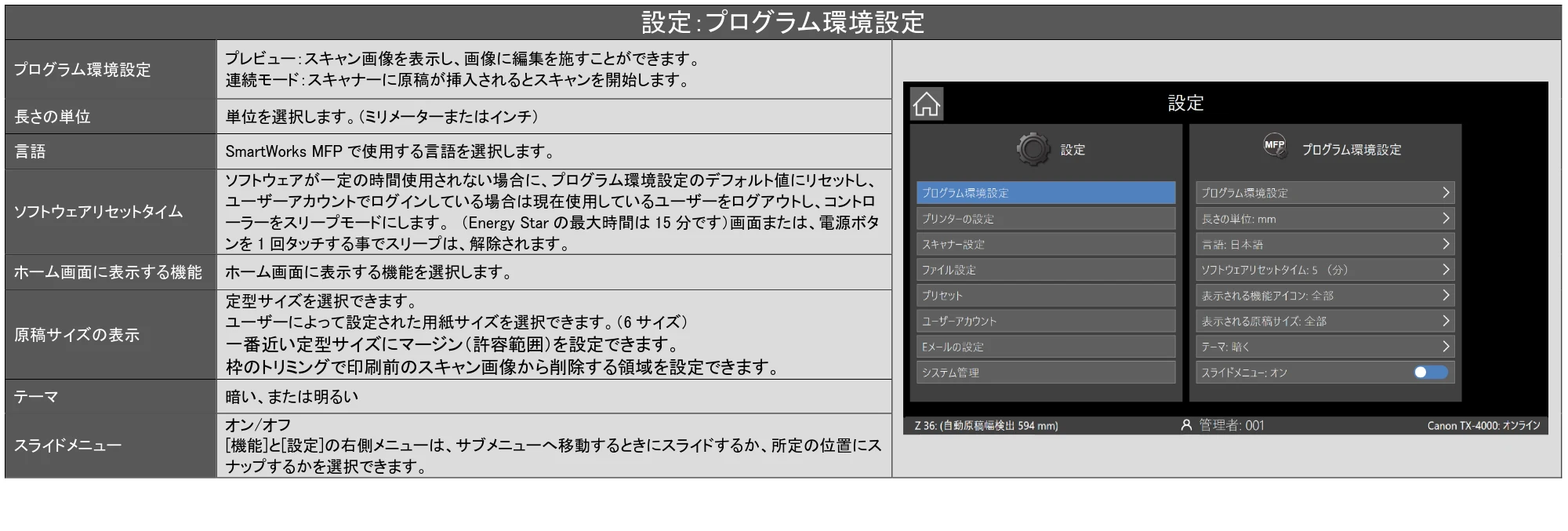 キヤノン TX-2100/TX-3100/TX-4100 SmartWorks MFP6（ver.6.0.3～）取扱説明書 2023年3月16日更新 （PDF形式／5.1Mバイト） — 原本ページ — 46ページ