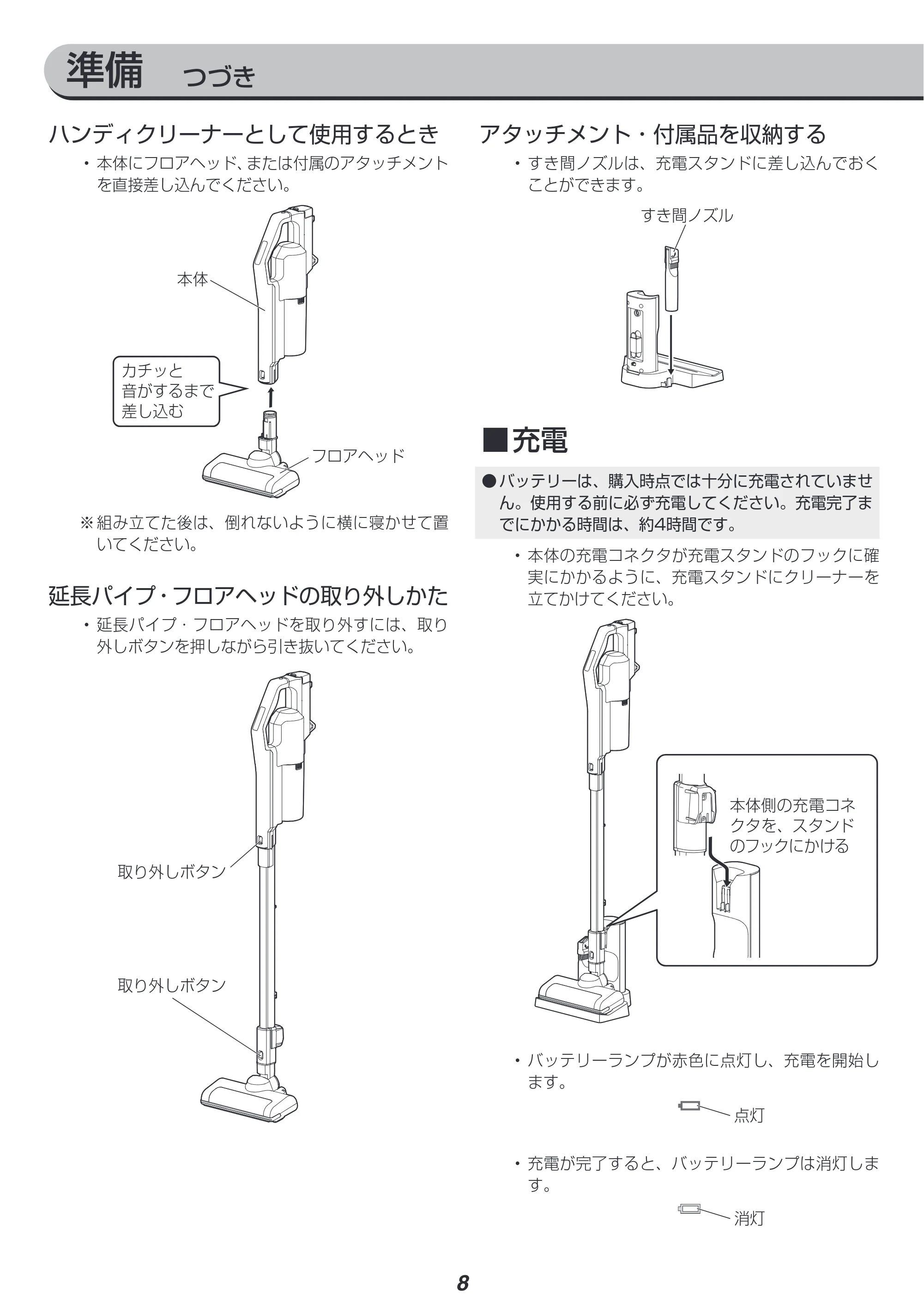 アイリスオーヤマ SCD-184P 取扱説明書 — 原本ページ — 8ページ