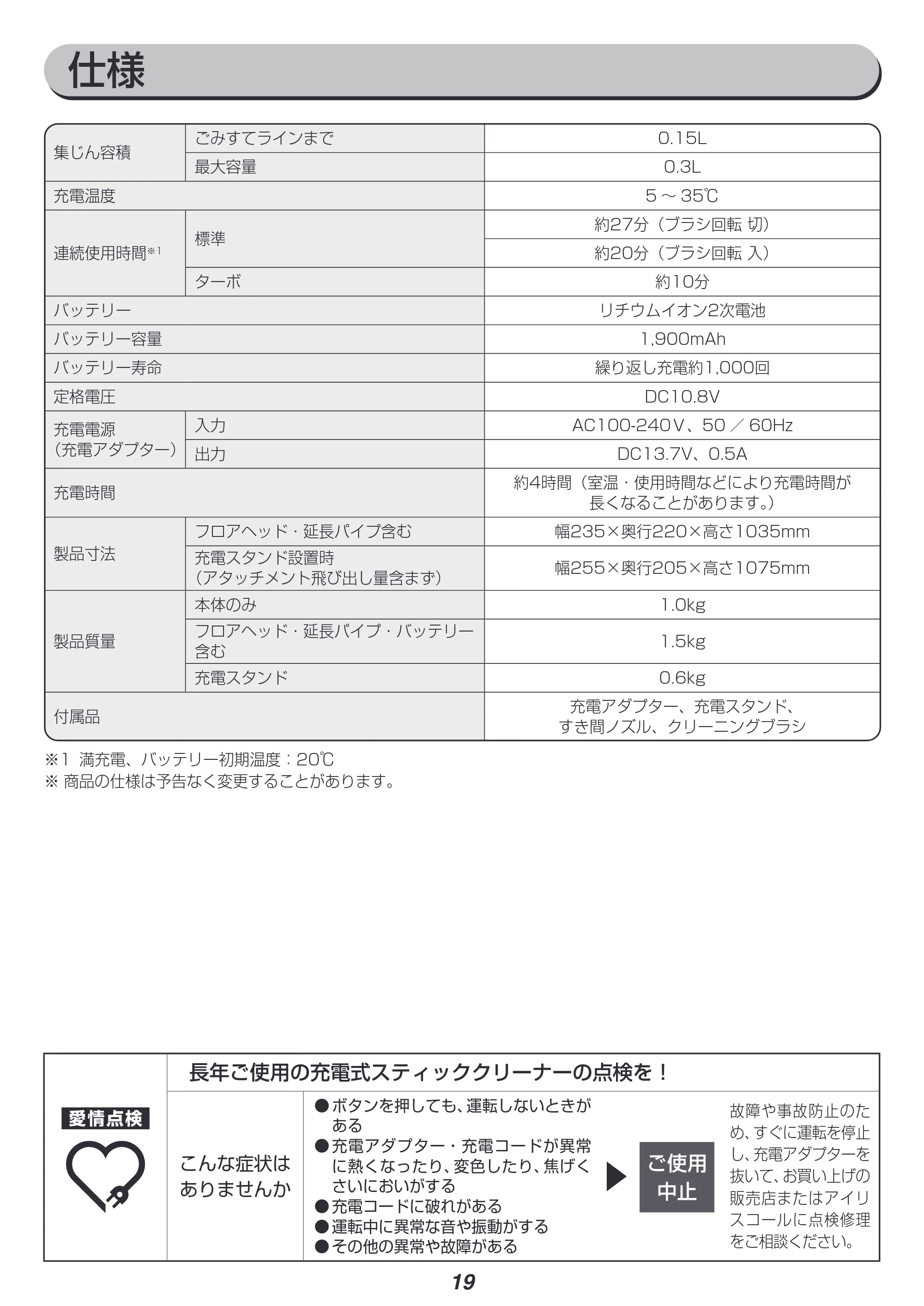 アイリスオーヤマ SCD-184P 取扱説明書 — 原本ページ — 19ページ