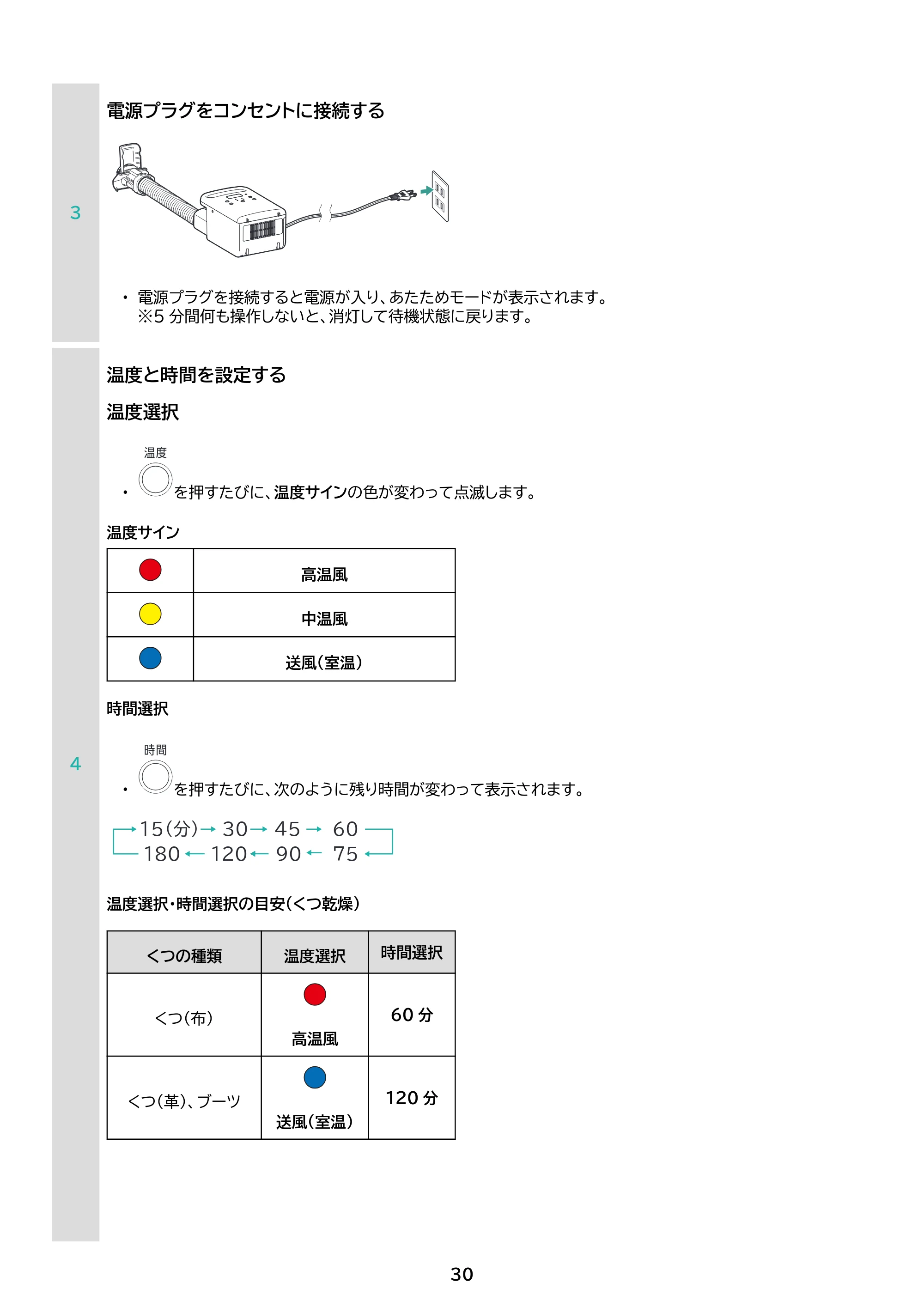アイリスオーヤマ KFK-105 取扱説明書 — 原本ページ — 30ページ