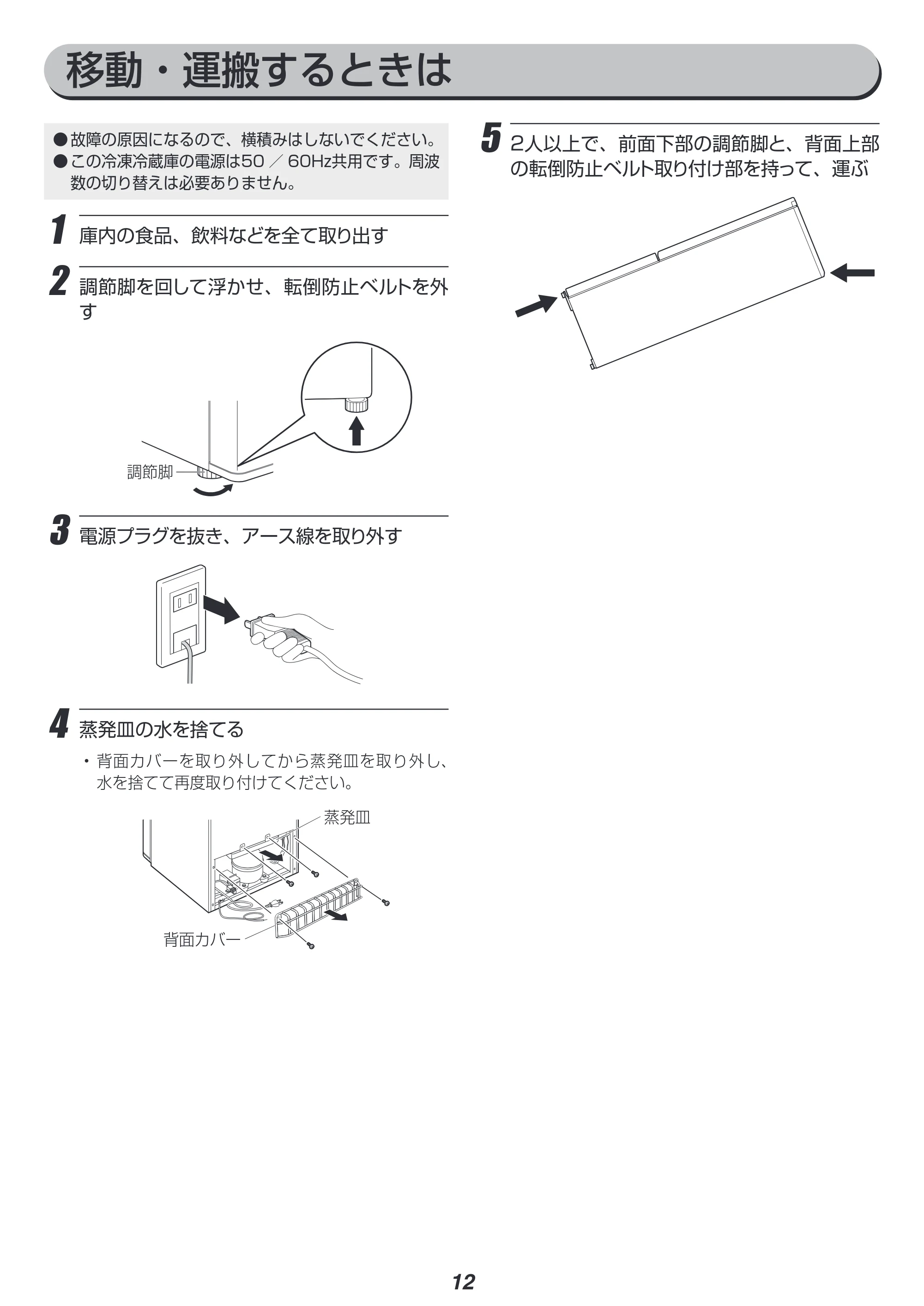 アイリスオーヤマ IRSE-H16A 取扱説明書 — 原本ページ — 12ページ