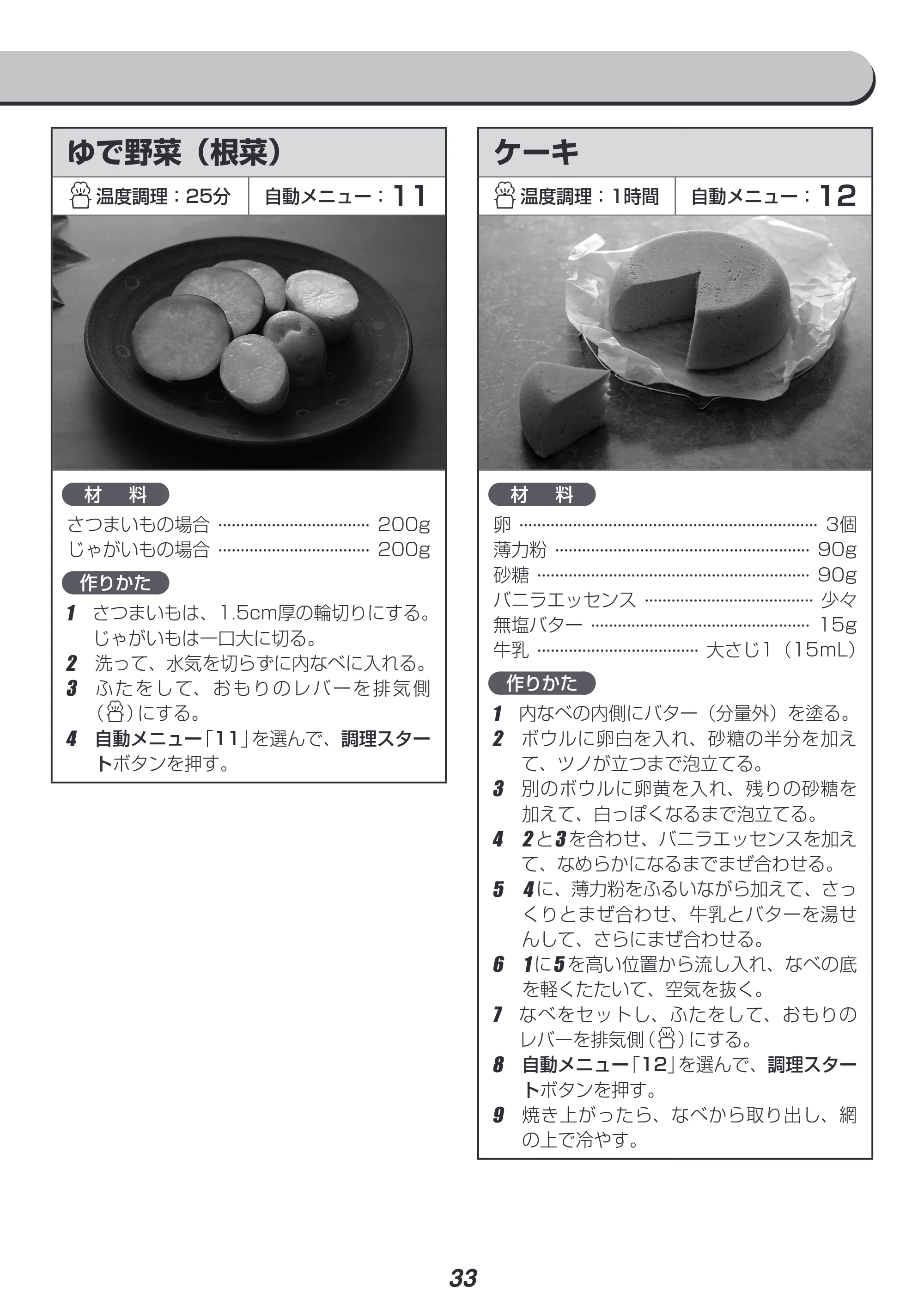 アイリスオーヤマ KPC-EMA3 取扱説明書 — 原本ページ — 33ページ