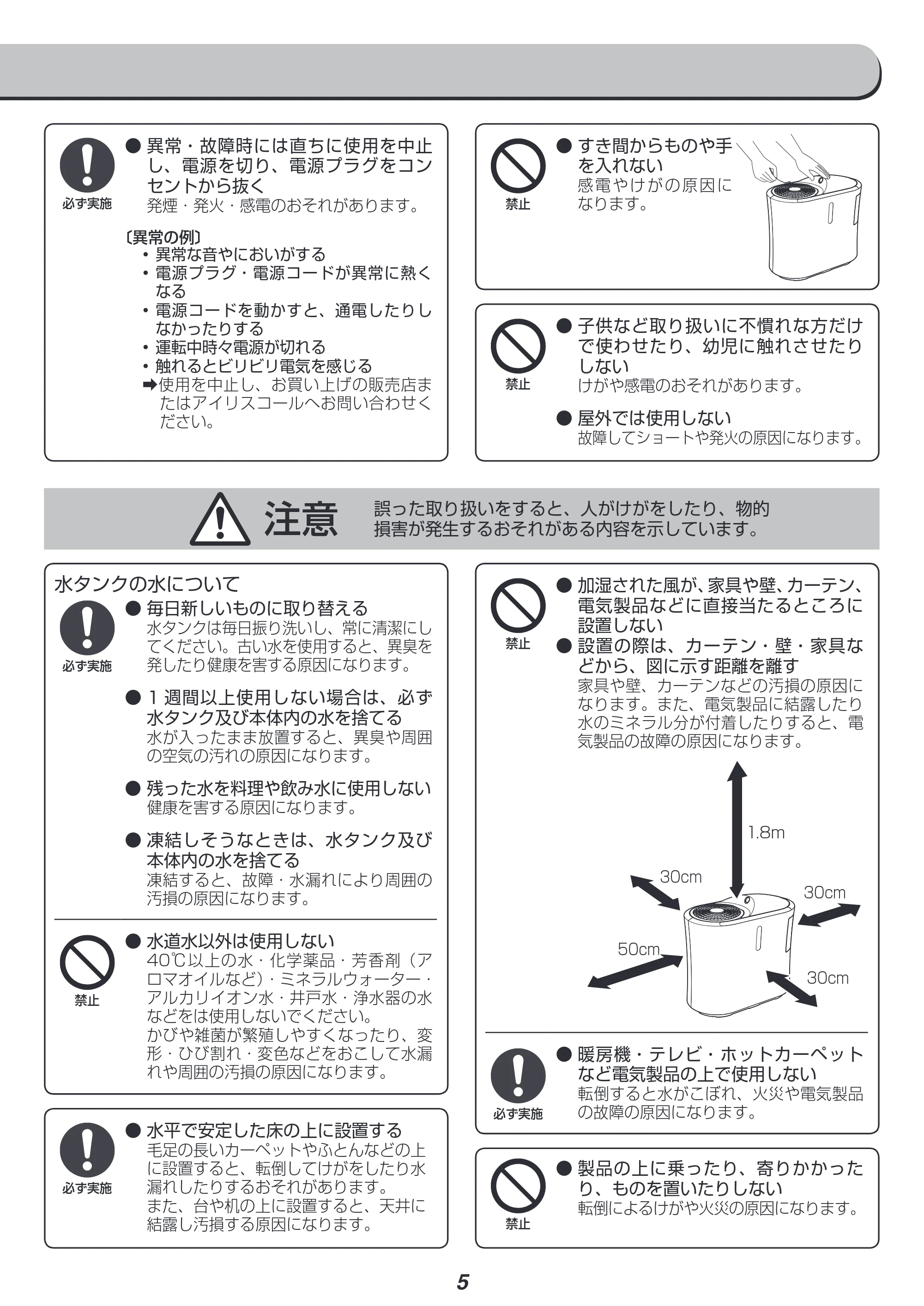 アイリスオーヤマ SPK-750 取扱説明書 — 原本ページ — 5ページ