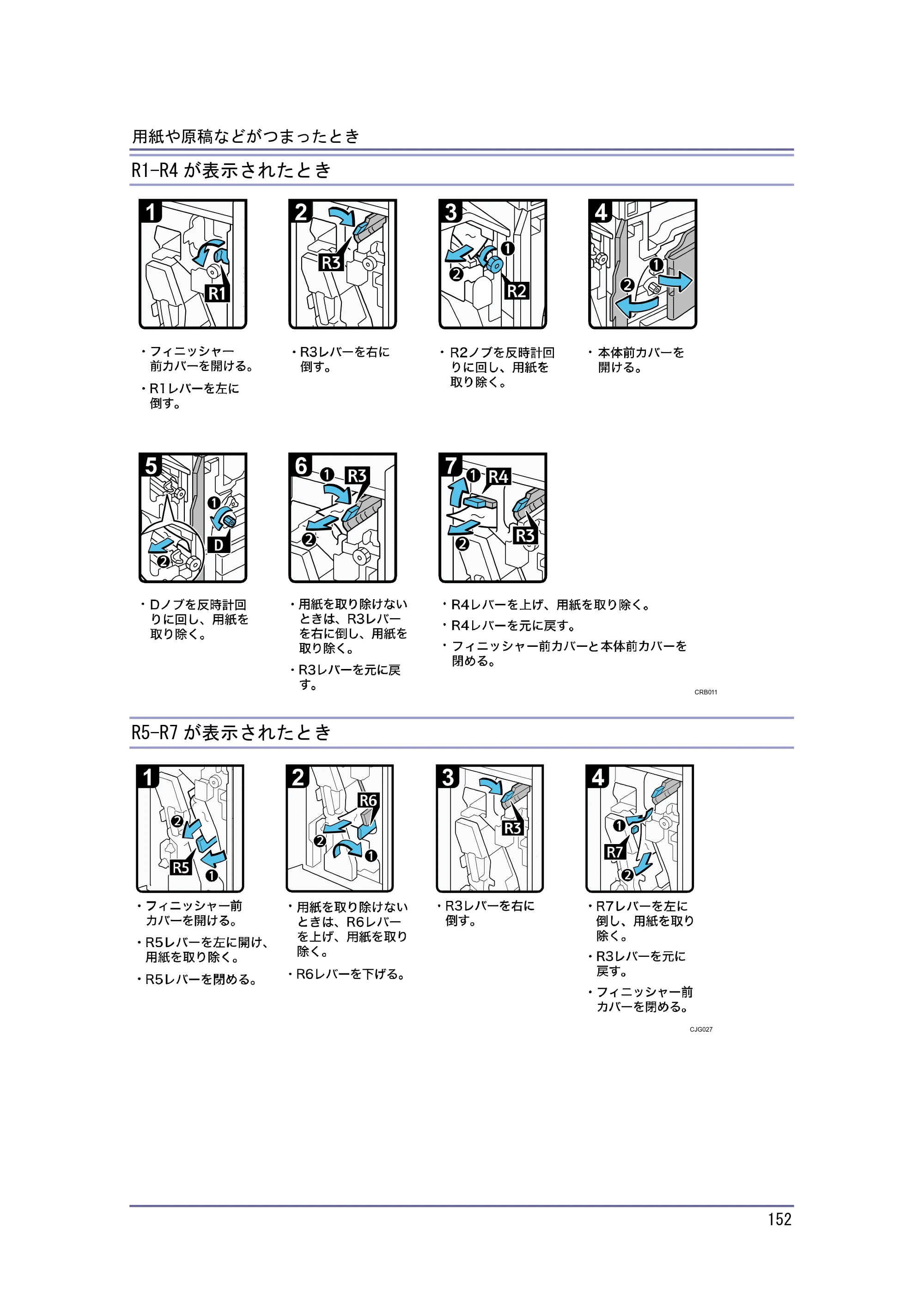 キヤノン PostScript3 こまったときには （PDF形式／4.3Mバイト） — R1-R4 が表示されたとき — 原本ページ — 152ページ