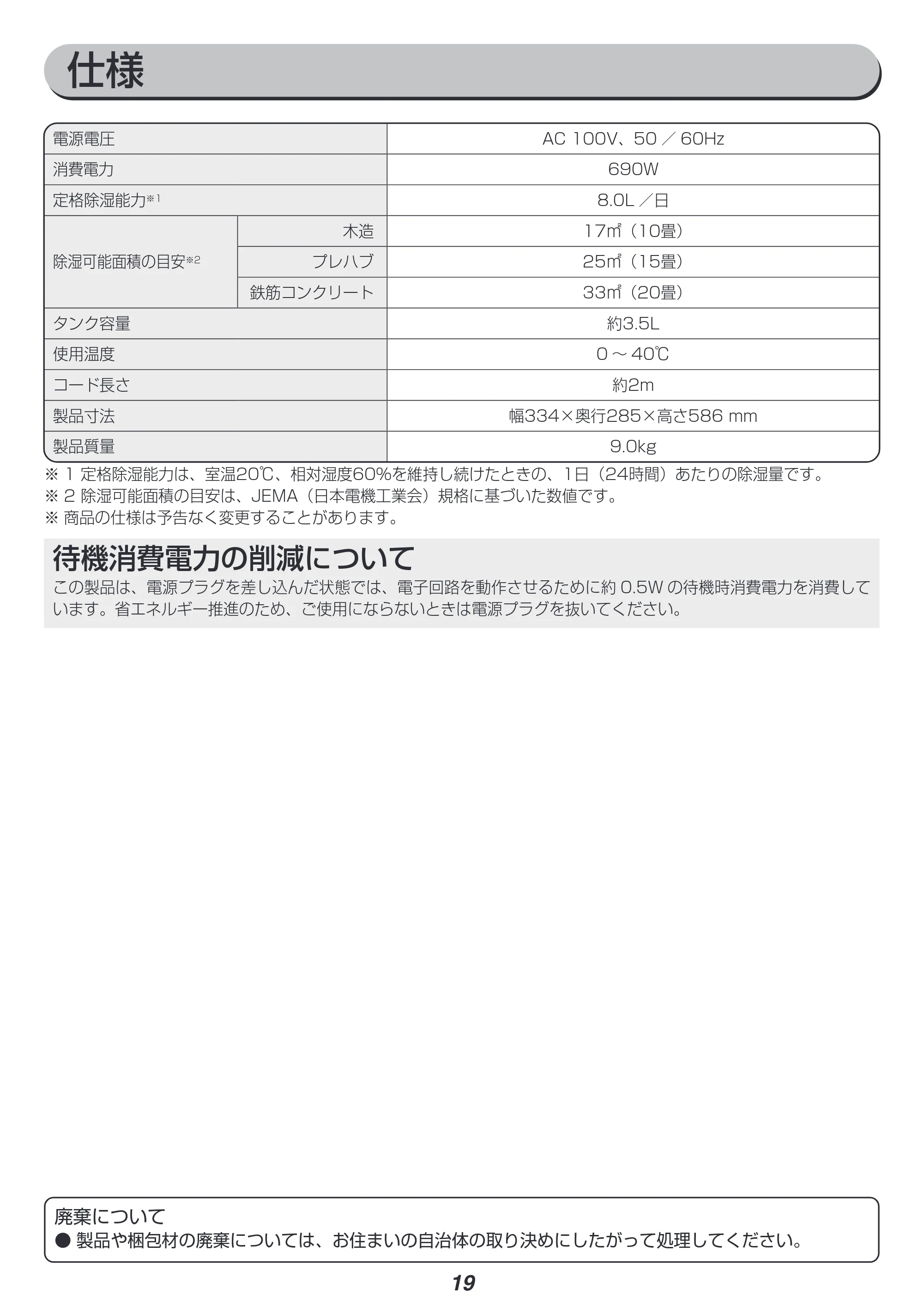 アイリスオーヤマ IJD-K80 取扱説明書 — 原本ページ — 19ページ