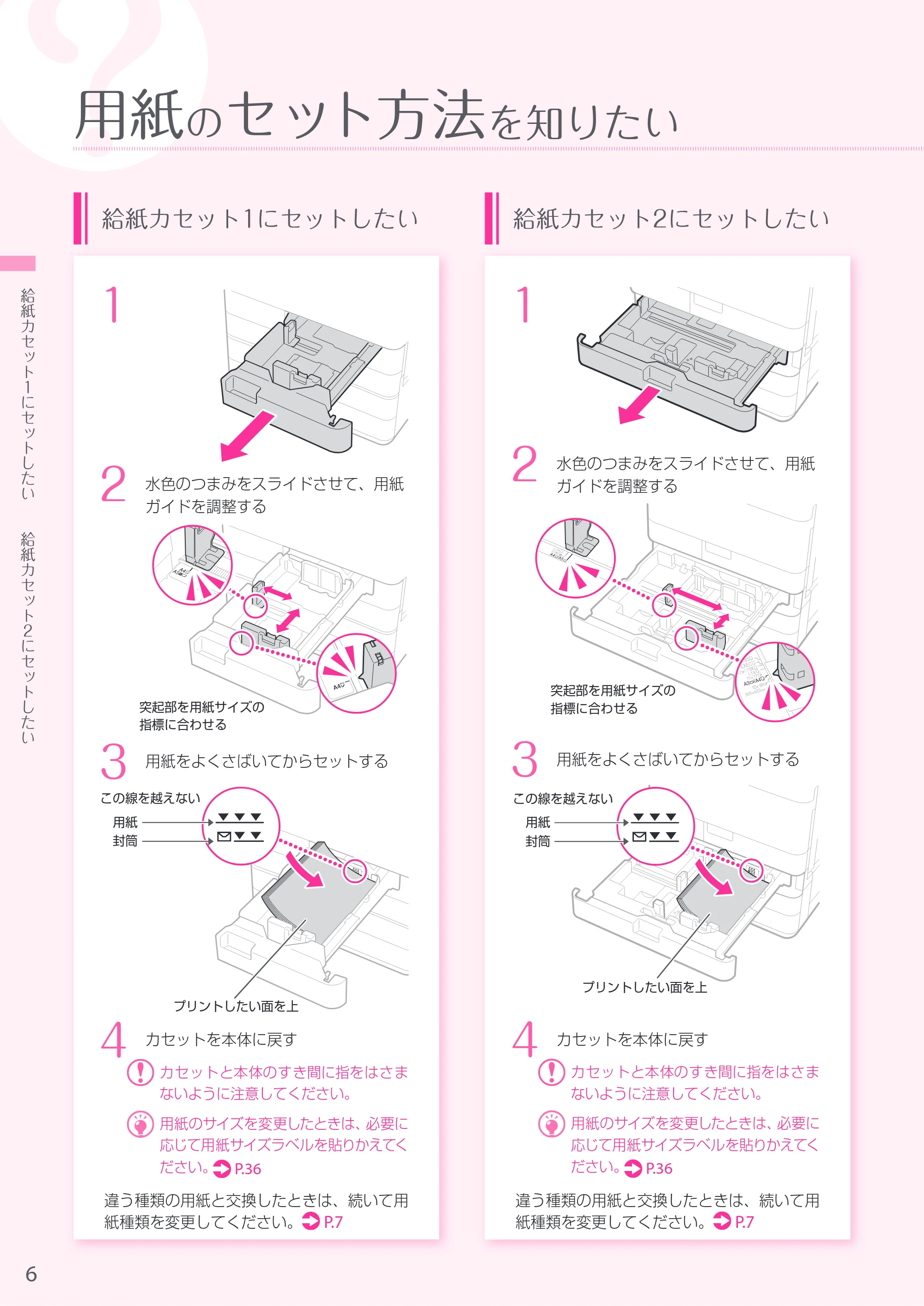 キヤノン A3機用) お困りごと解決ガイド 2019年1月18日更新 （PDF：34.2MB） — 原本ページ — 6ページ