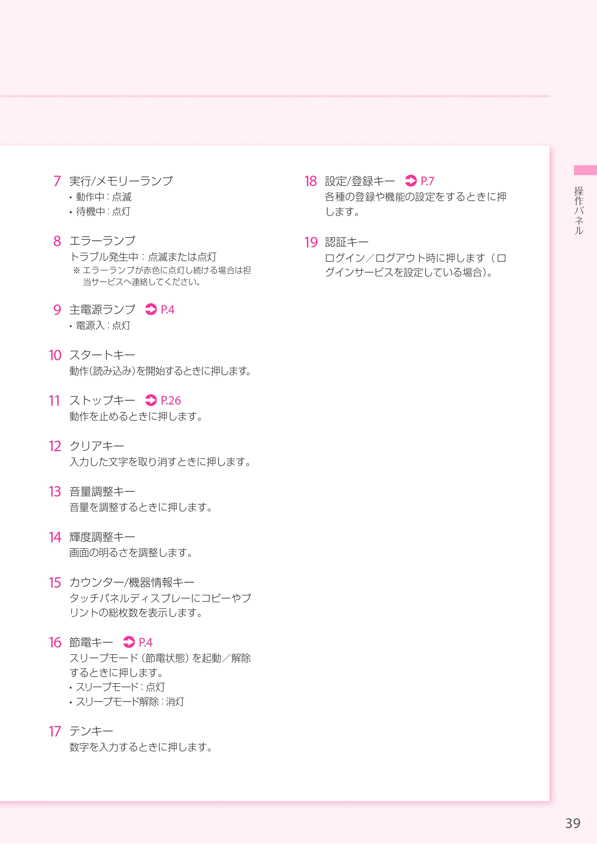 キヤノン A3機用) お困りごと解決ガイド 2019年1月18日更新 （PDF：34.2MB） — 原本ページ — 39ページ