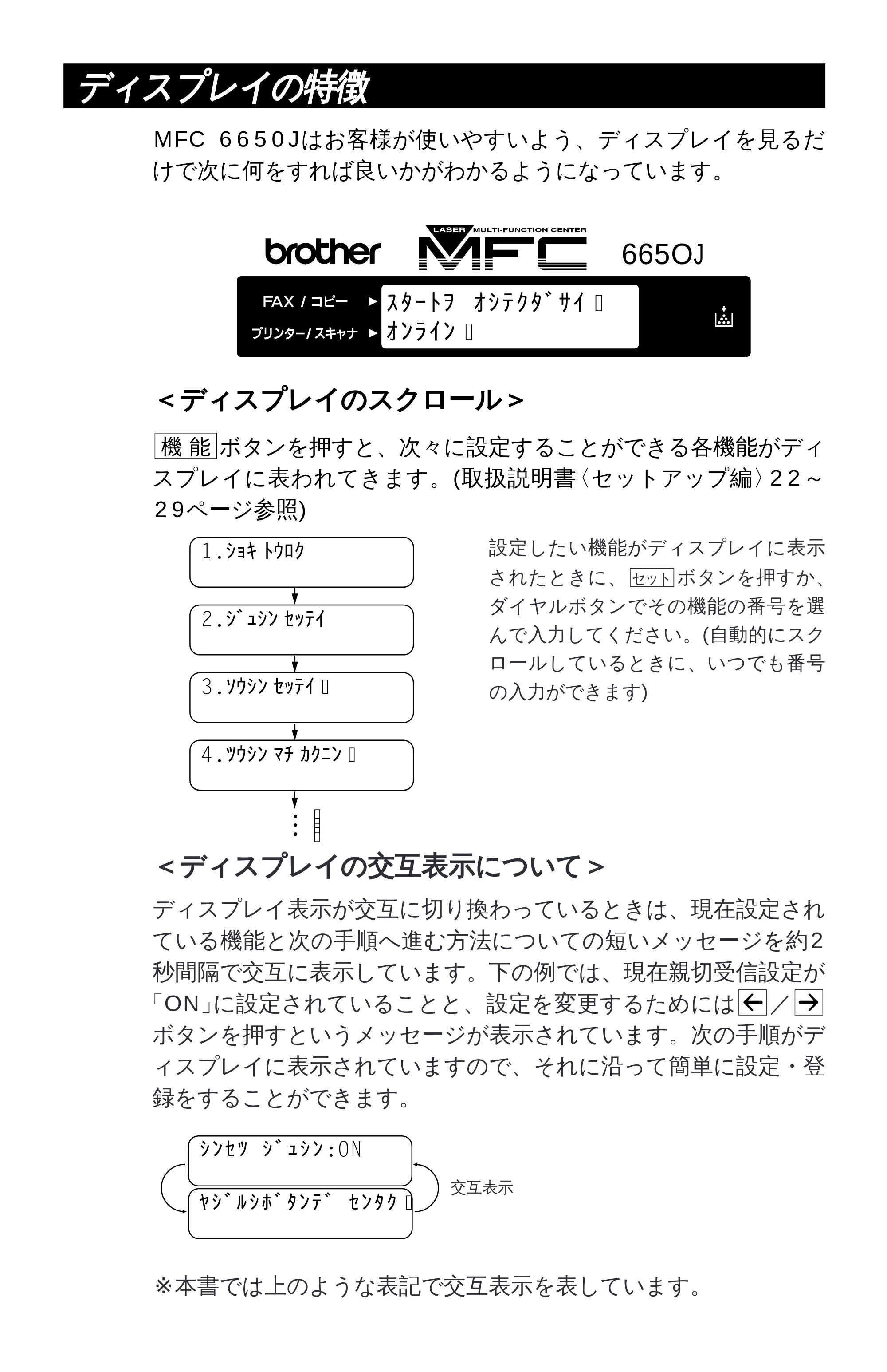 ブラザー MFC-6650J 取扱説明書（本体） — 原本ページ — 4ページ