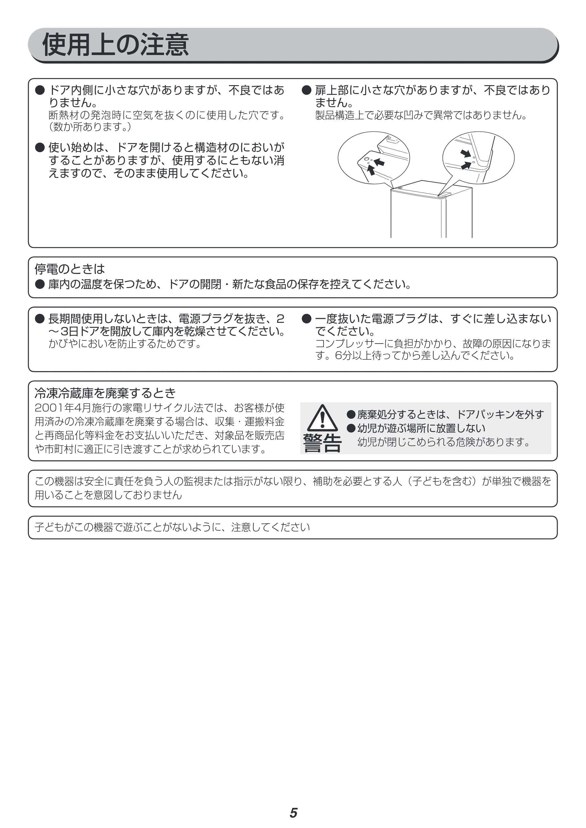 アイリスオーヤマ IRSD-14A 取扱説明書 — 原本ページ — 5ページ