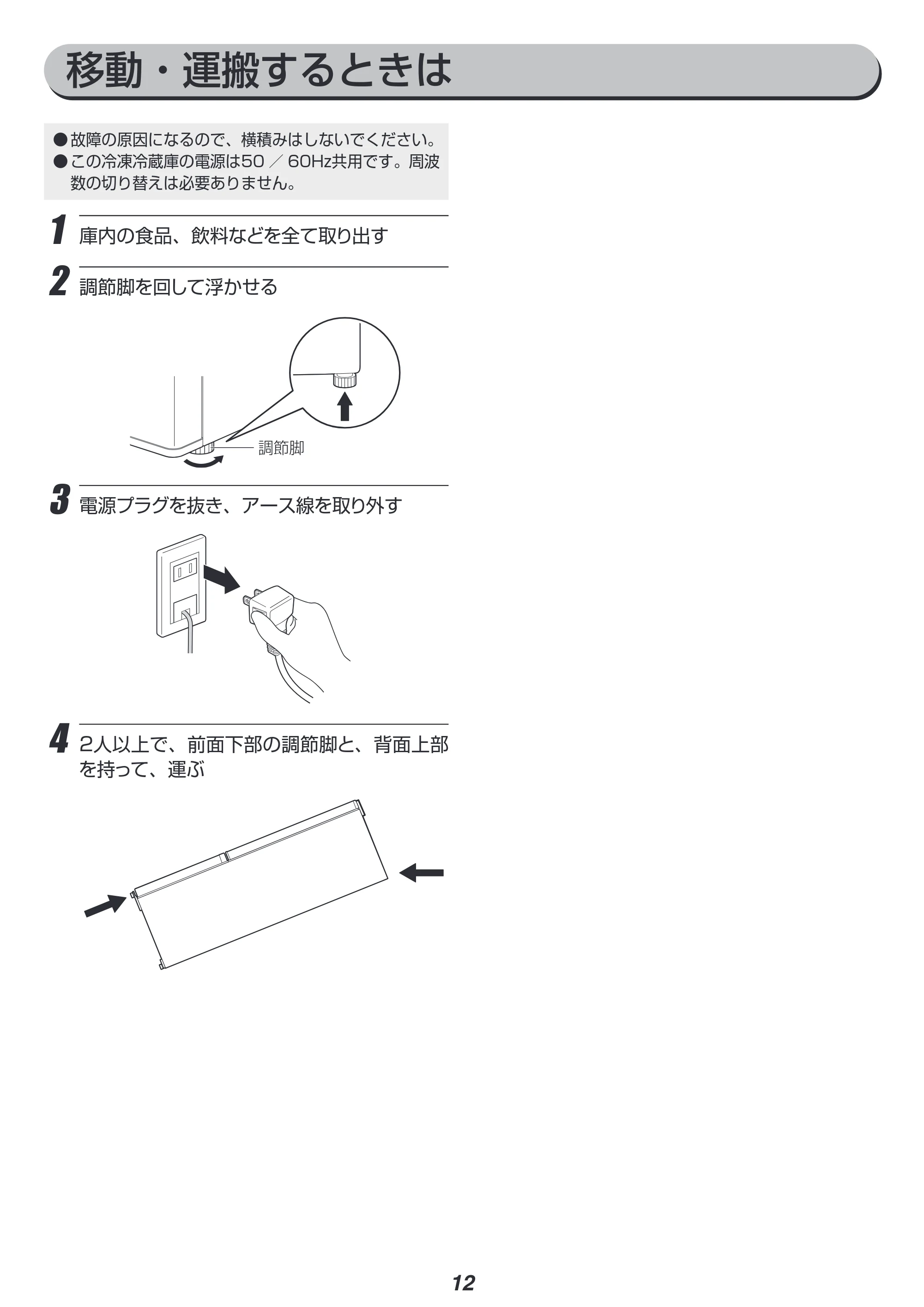 アイリスオーヤマ IRSD-14A 取扱説明書 — 原本ページ — 12ページ