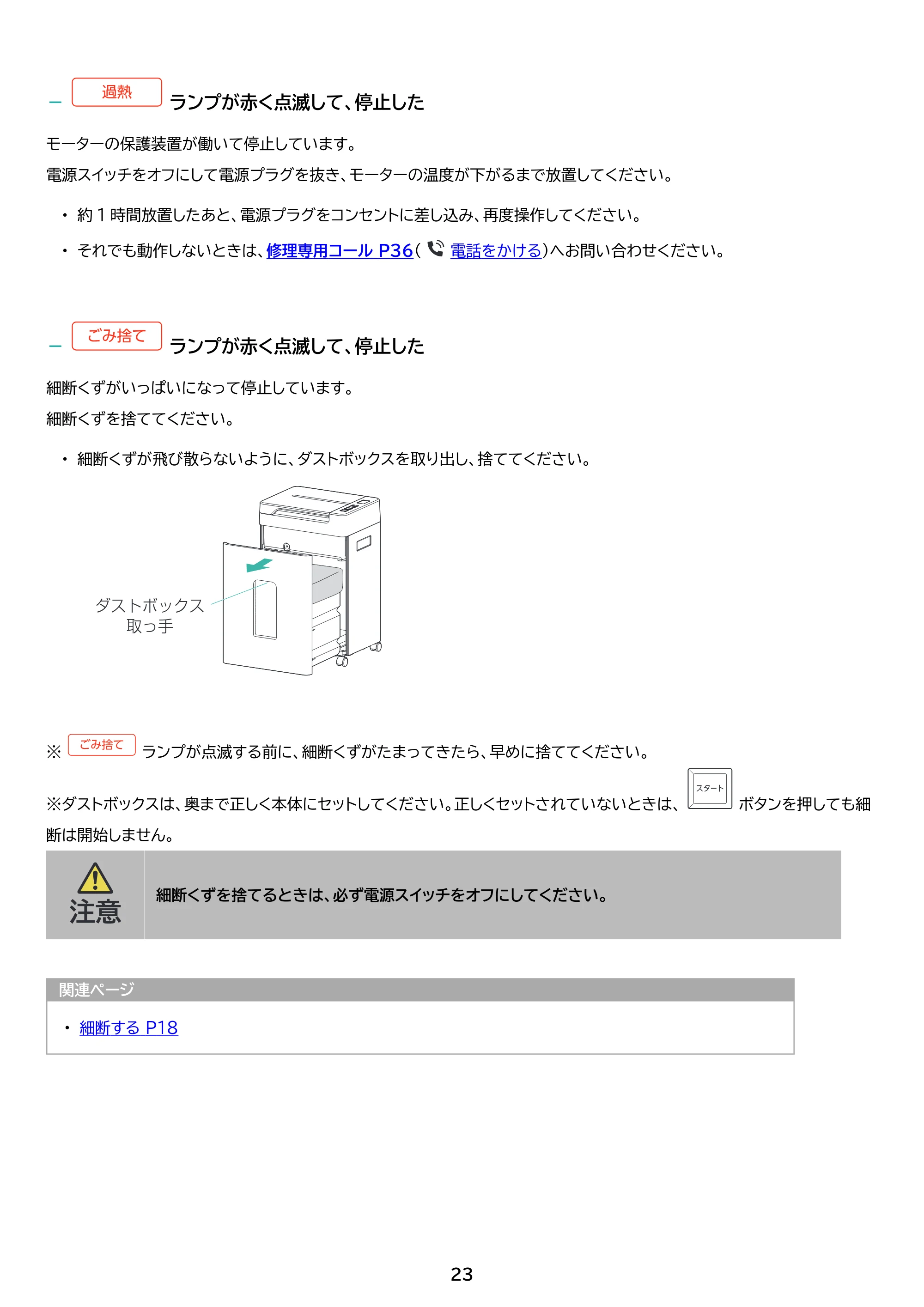 アイリスオーヤマ AFS210C 取扱説明書 — 原本ページ — 23ページ
