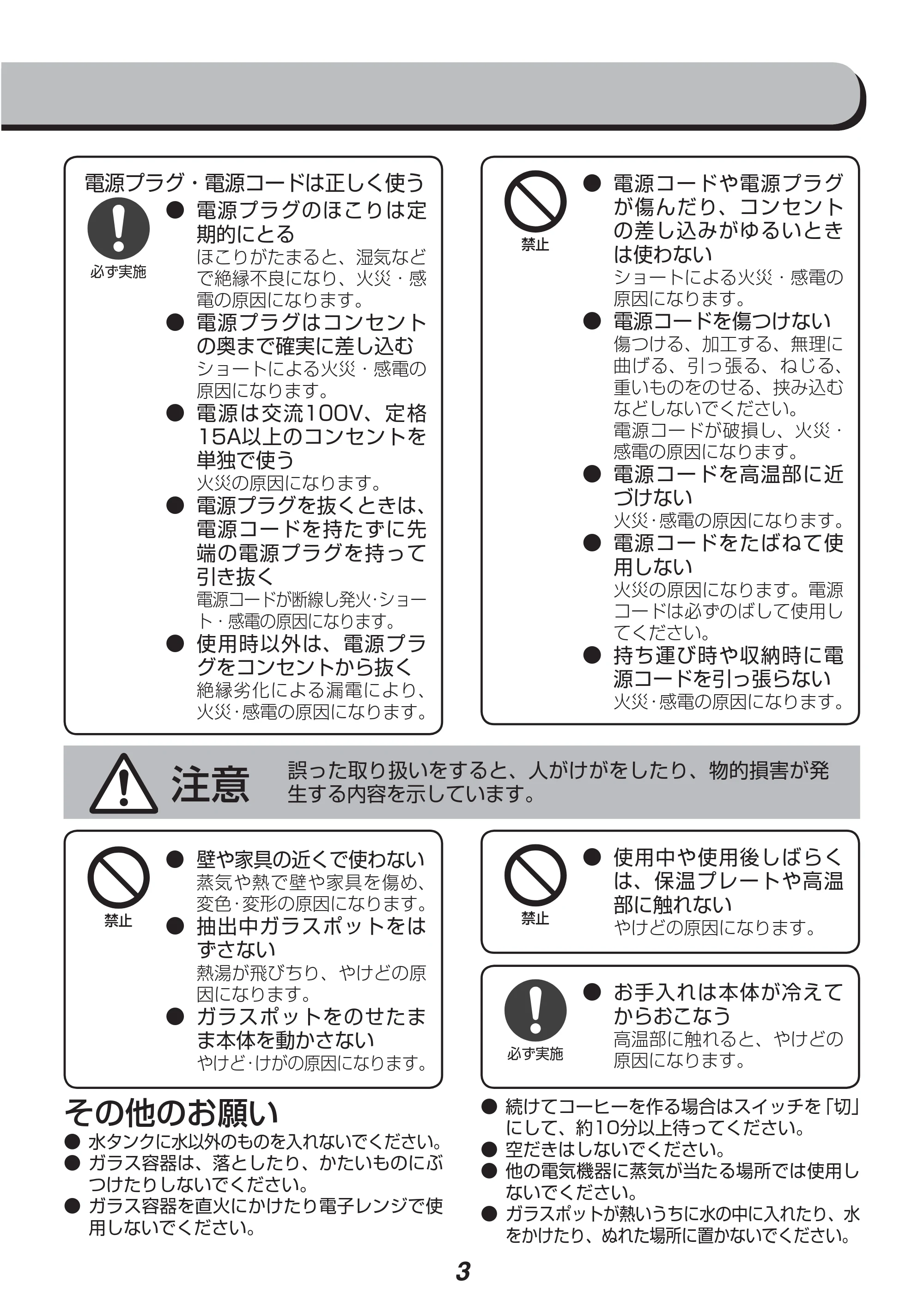 アイリスオーヤマ CMK-65 取扱説明書 — 原本ページ — 3ページ