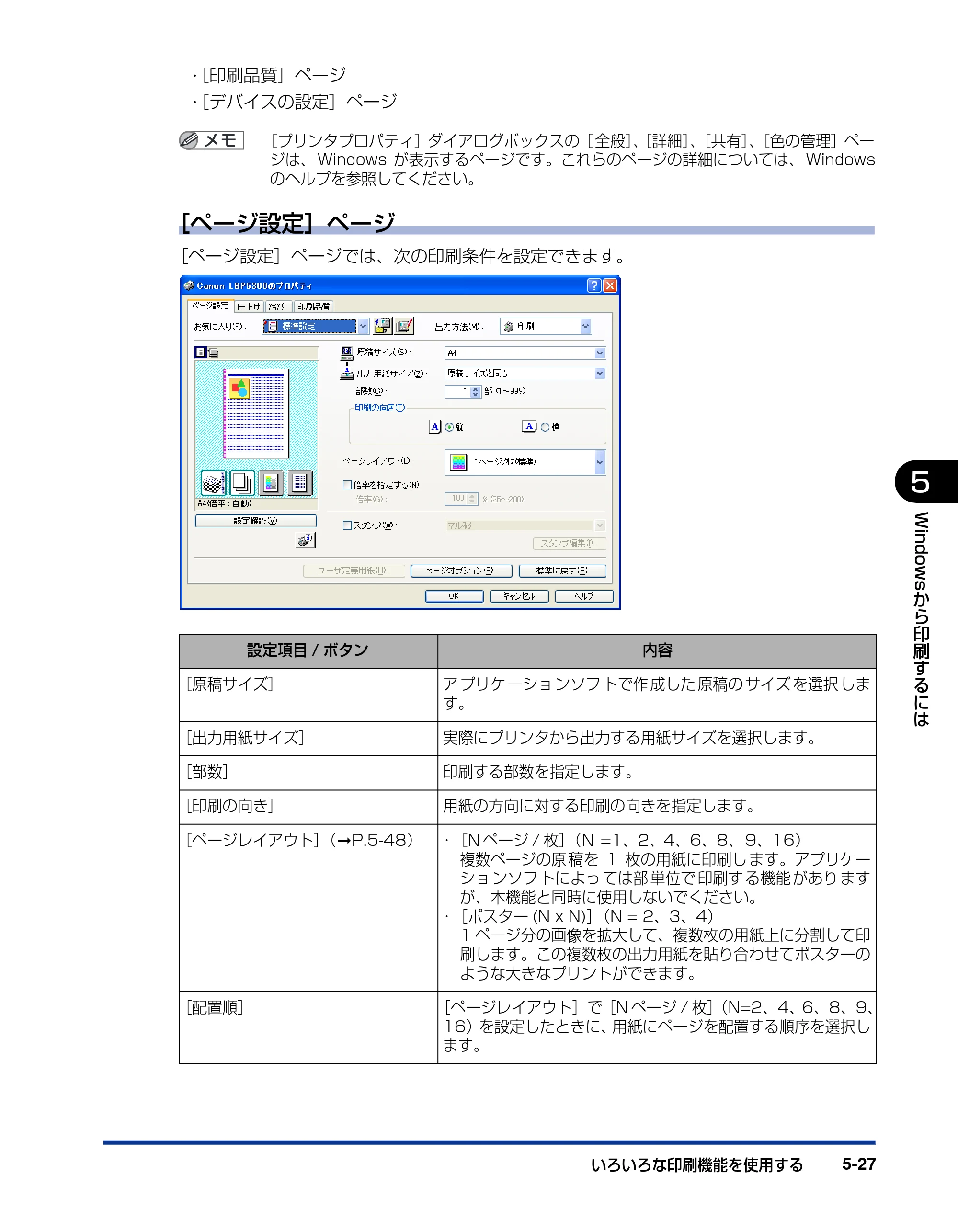 キヤノン LBP5300 ユーザーズガイド 2007年7月9日更新 （PDF形式／15.97Mバイト） — 原本ページ — 255ページ