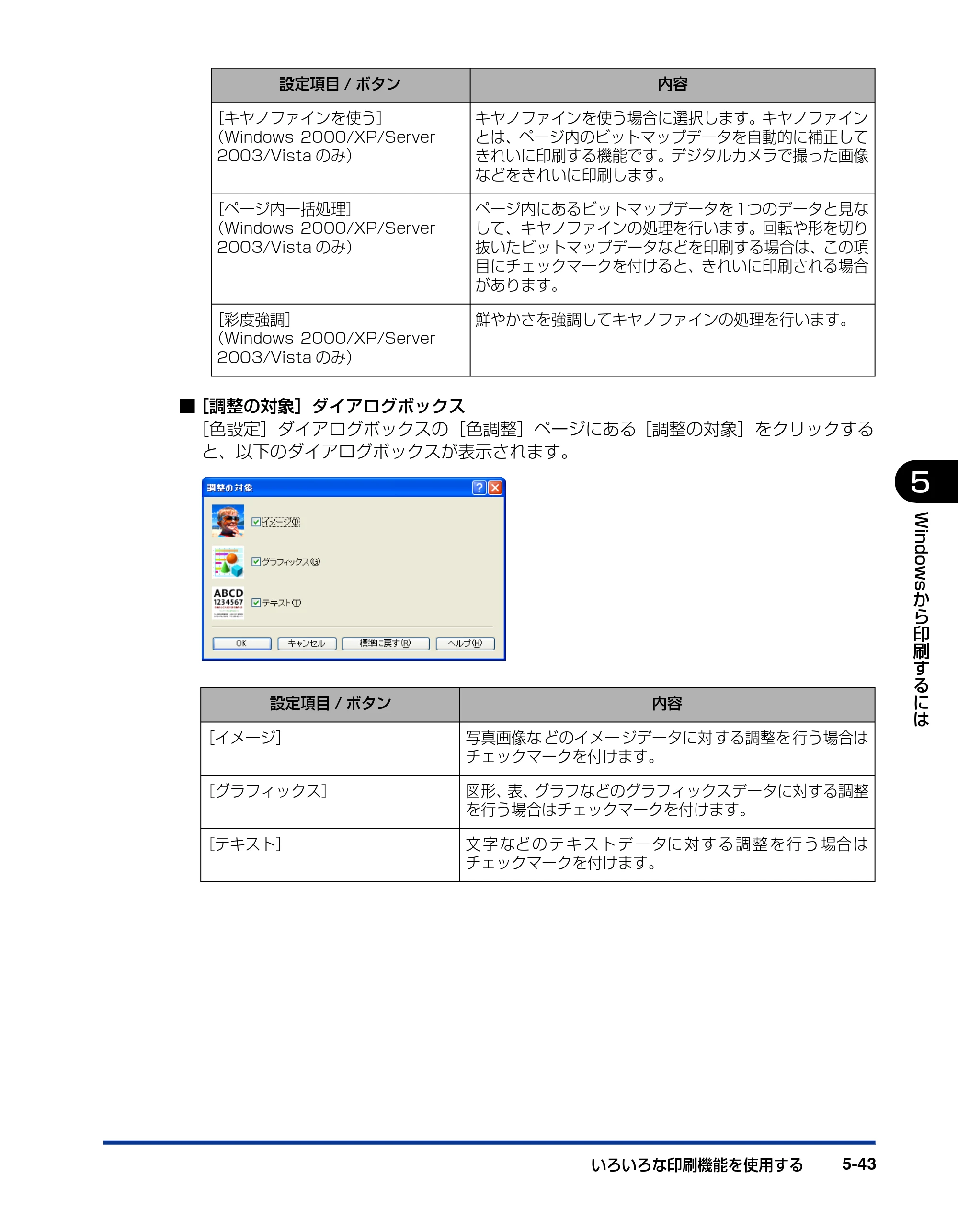 キヤノン LBP5300 ユーザーズガイド 2007年7月9日更新 （PDF形式／15.97Mバイト） — 原本ページ — 271ページ