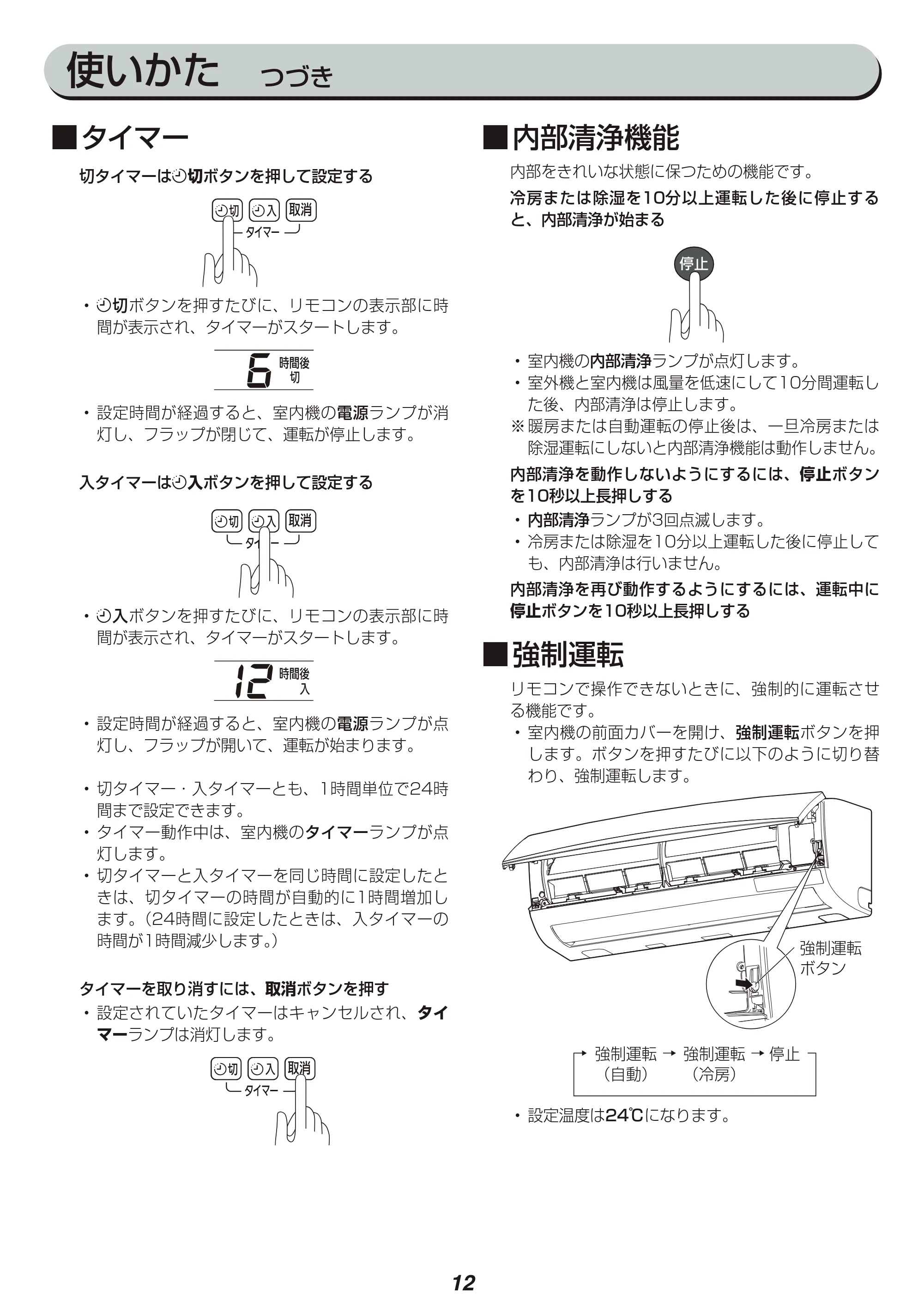 アイリスオーヤマ IRA-2801R 取扱説明書 — 原本ページ — 12ページ